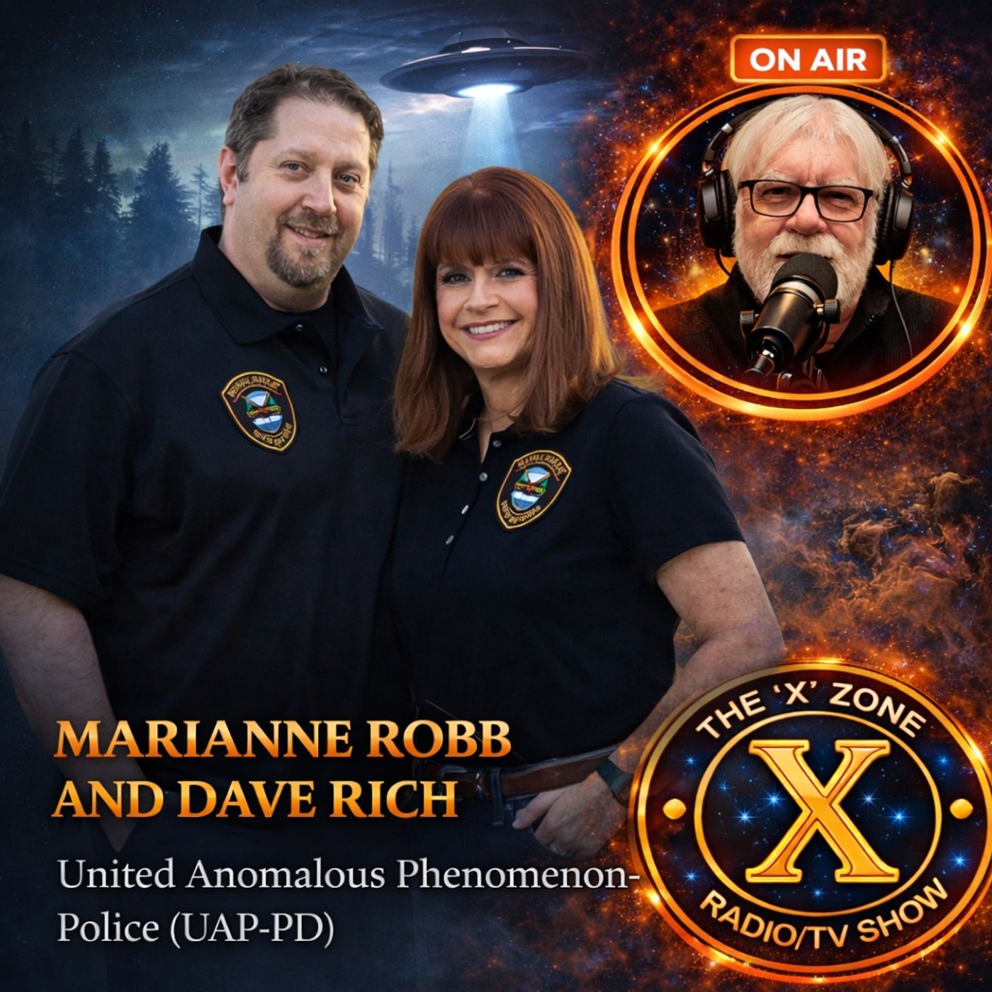 Rob McConnell Interviews - MARIANNE ROBB AND DAVE RICH - United Anomalous Phenomenon-Police (UAP-PD)