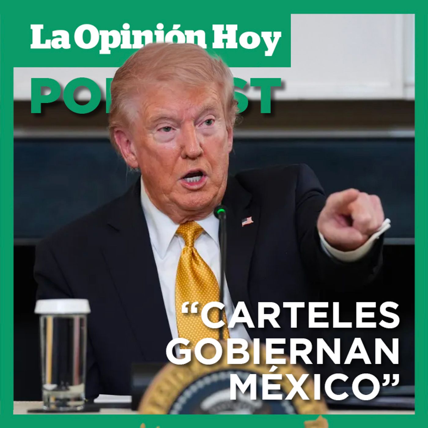 Trump dice que cárteles “gobiernan México”, pero alaba valentía de presidenta Sheinbaum. Trump dice que cárteles “gobiernan México”, pero alaba valentía de presidenta Sheinbaum.
