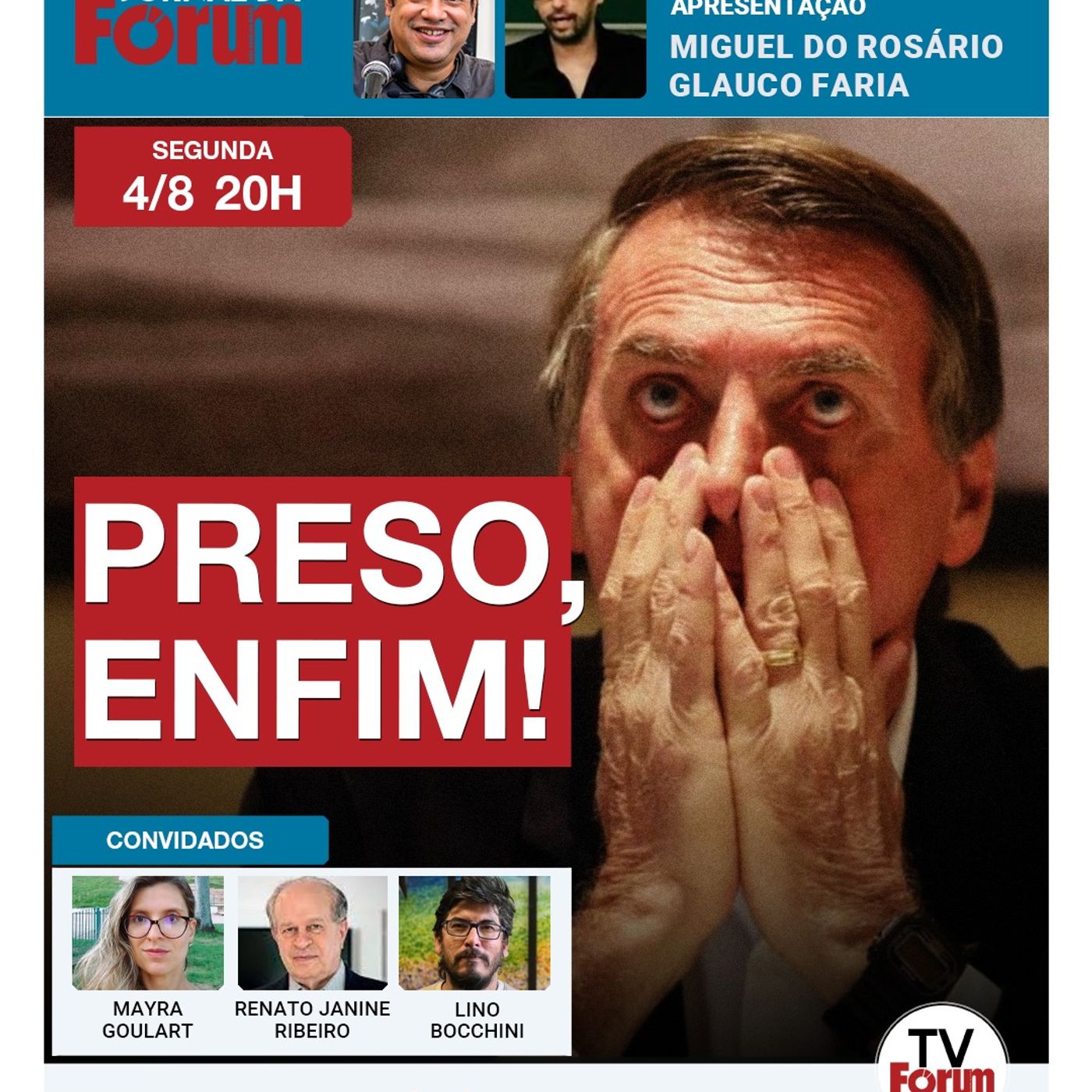 Xandão determina prisão domiciliar de Bolsonaro | Manifestações flopam | 04.08.25 episode artwork