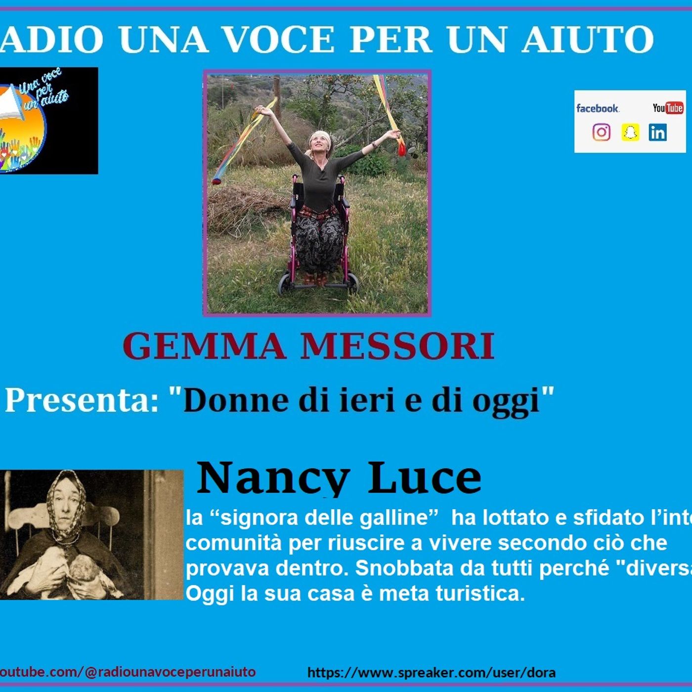 RUBRICA DONNE DI IERI E DI OGGI: Nancy Luce - La signora delle galline episode artwork