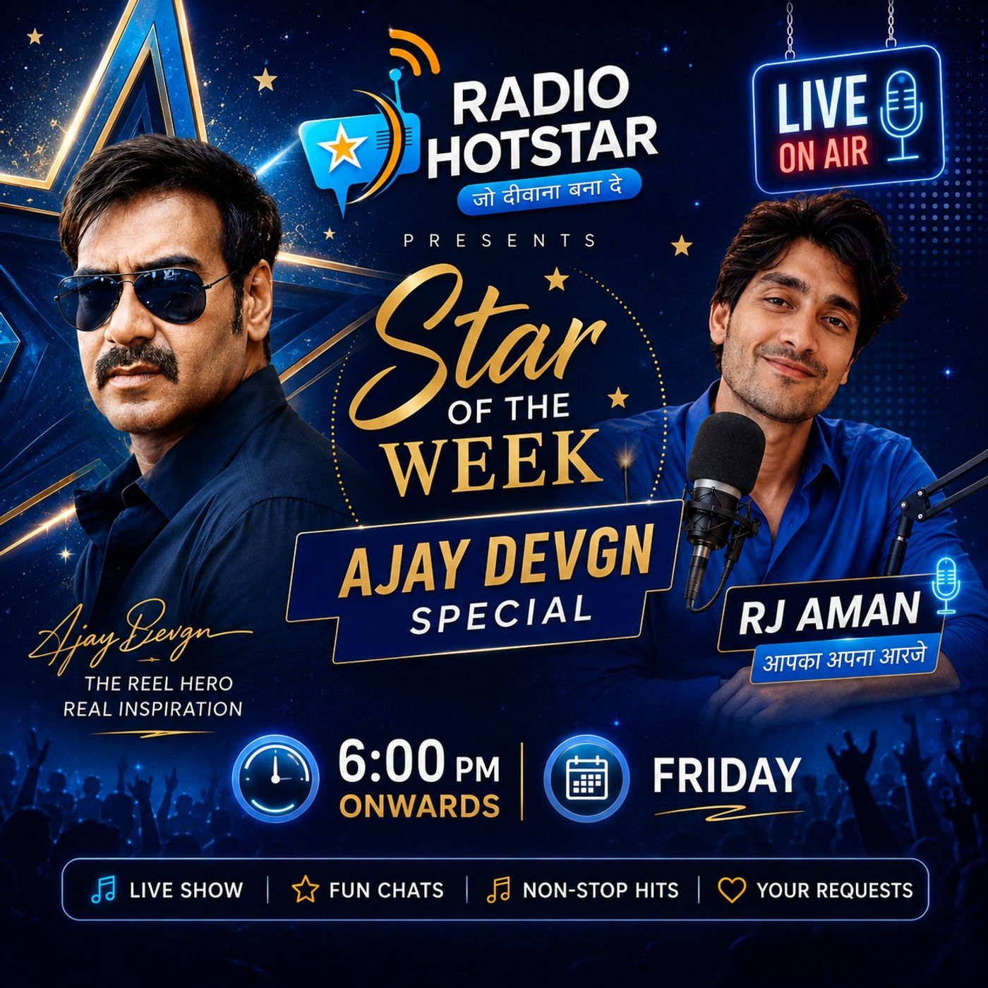 Star Of The Week (Ajay Devgn) episode artwork