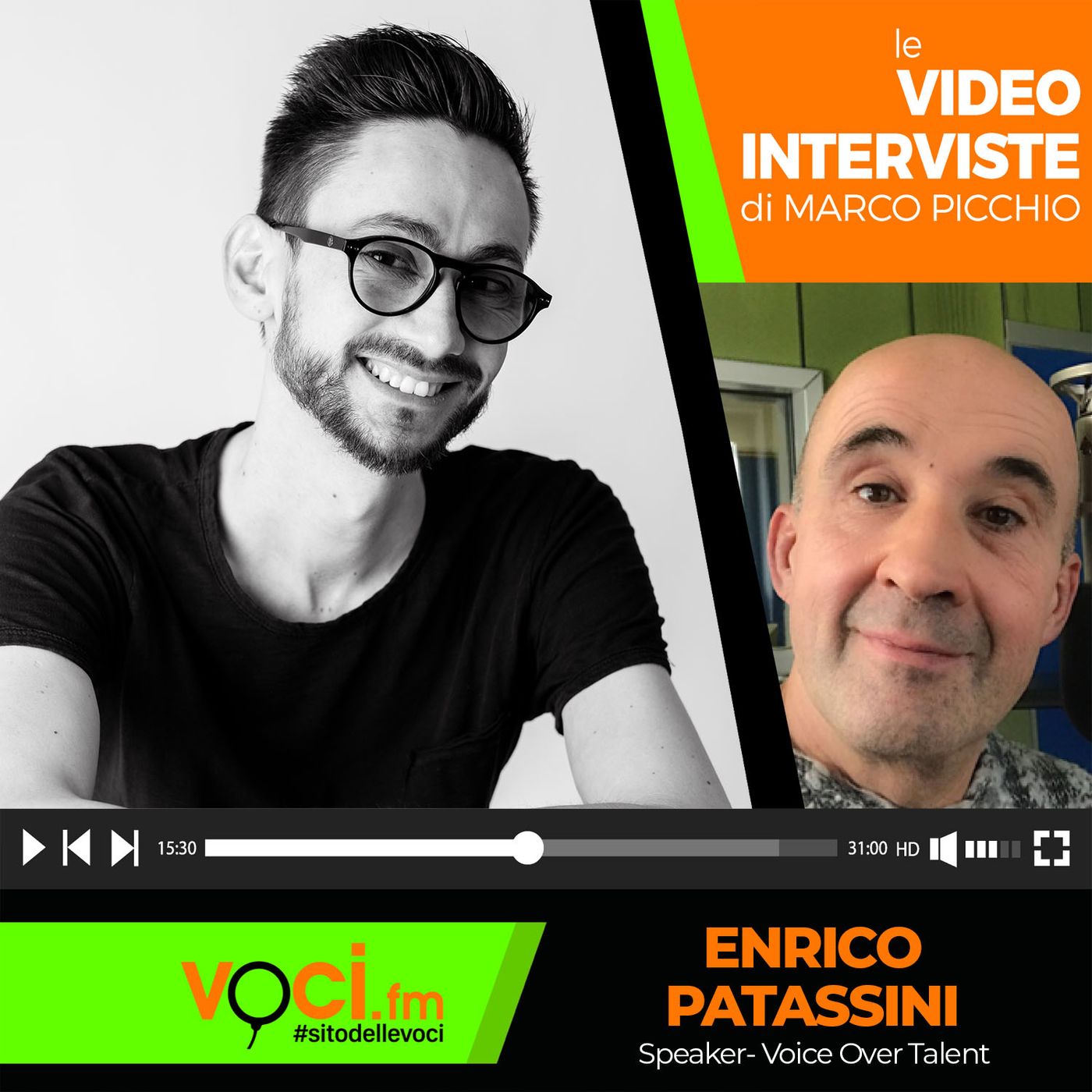 ENRICO PATASSINI, speaker e doppiatore, su VOCI.fm - clicca play e ascolta l'intervista episode artwork