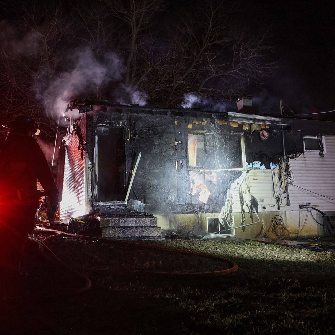 Fire leaves Huntley home uninhabitable episode artwork