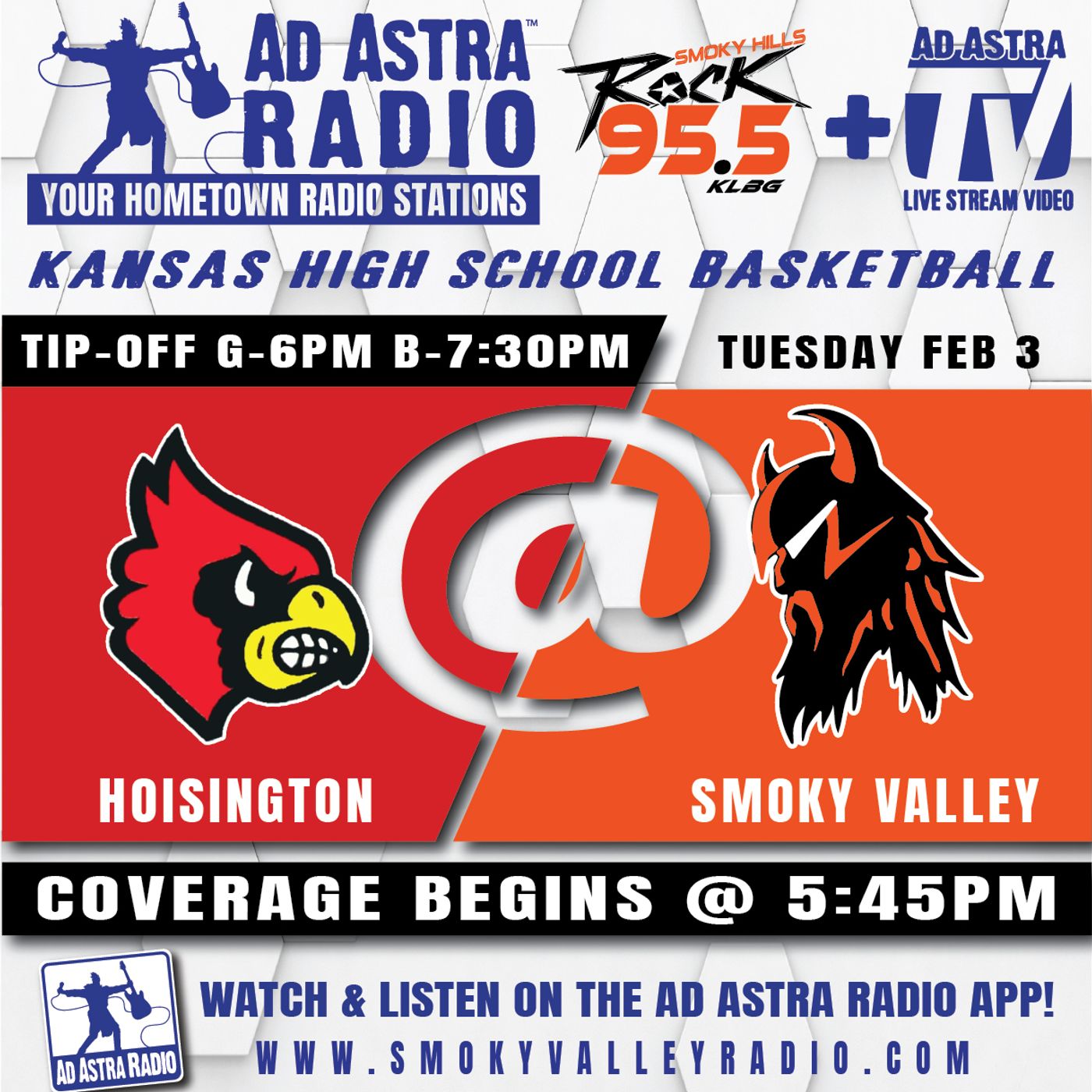 Hoisington Cardinals at Smoky Valley Vikings Boys High School Basketball (February 3, 2026) episode artwork