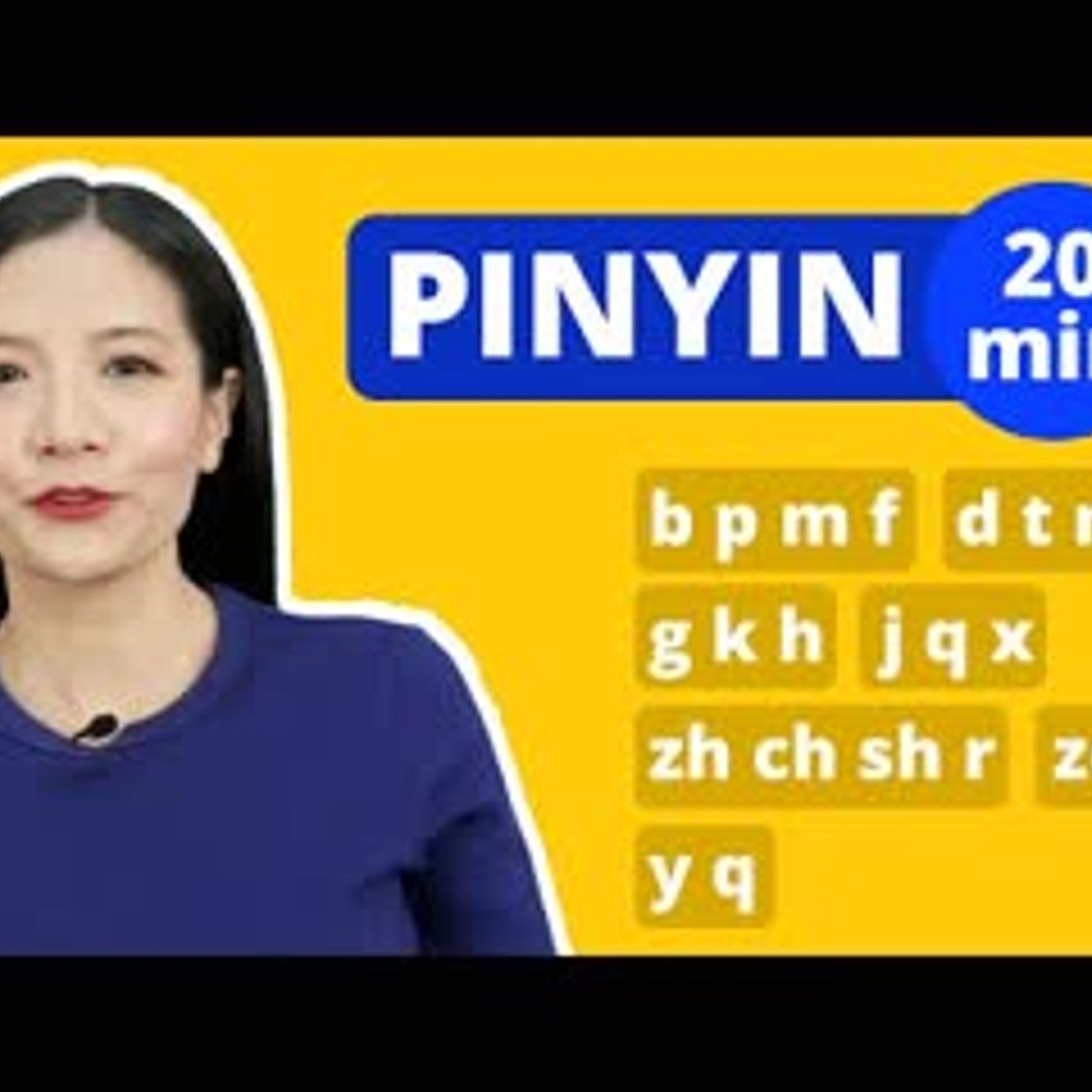 Learn Chinese Alphabet Pinyin (20 minutes)   Beginner Chinese Pronunciation Lesson episode artwork