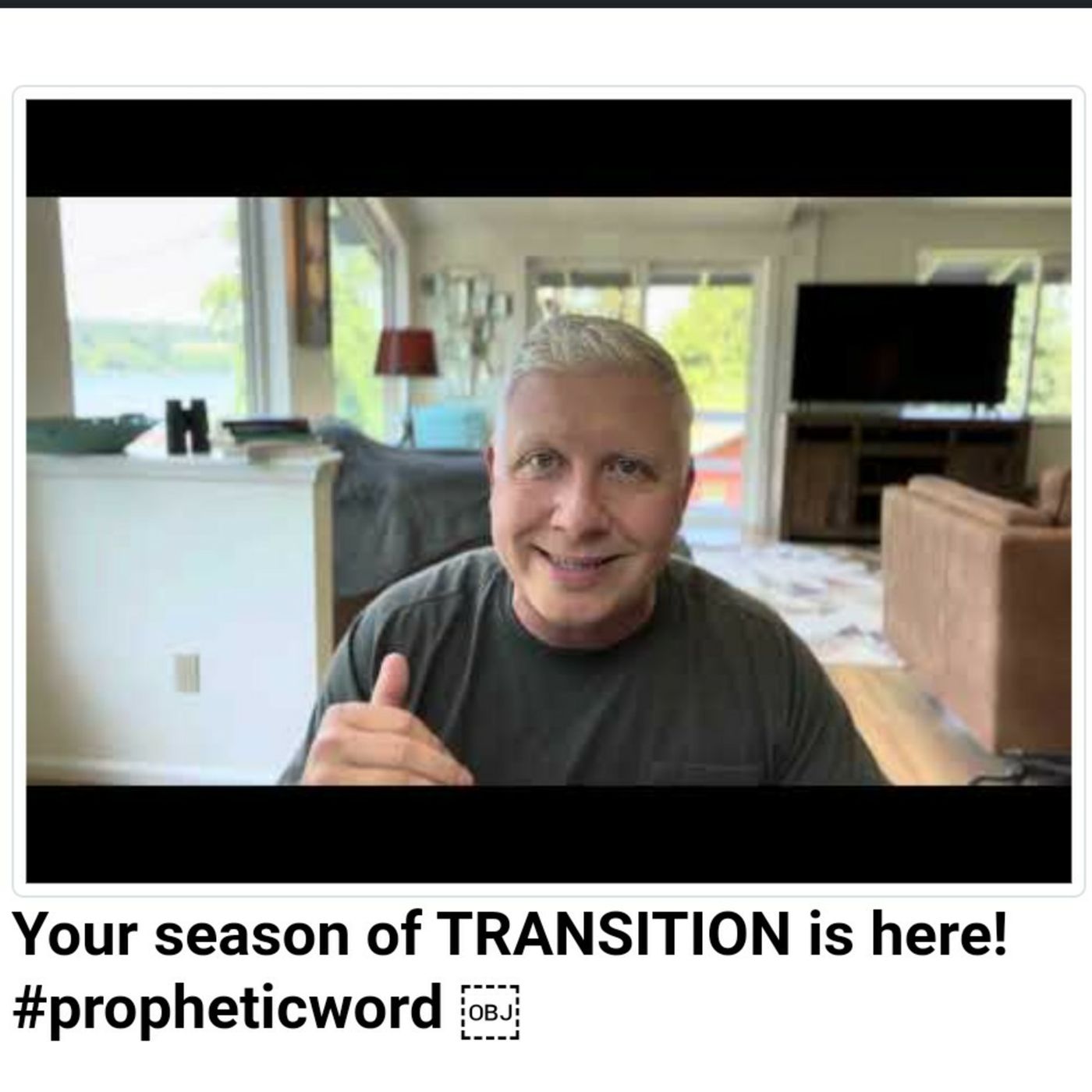 Your season of TRANSITION is here! #propheticword episode artwork
