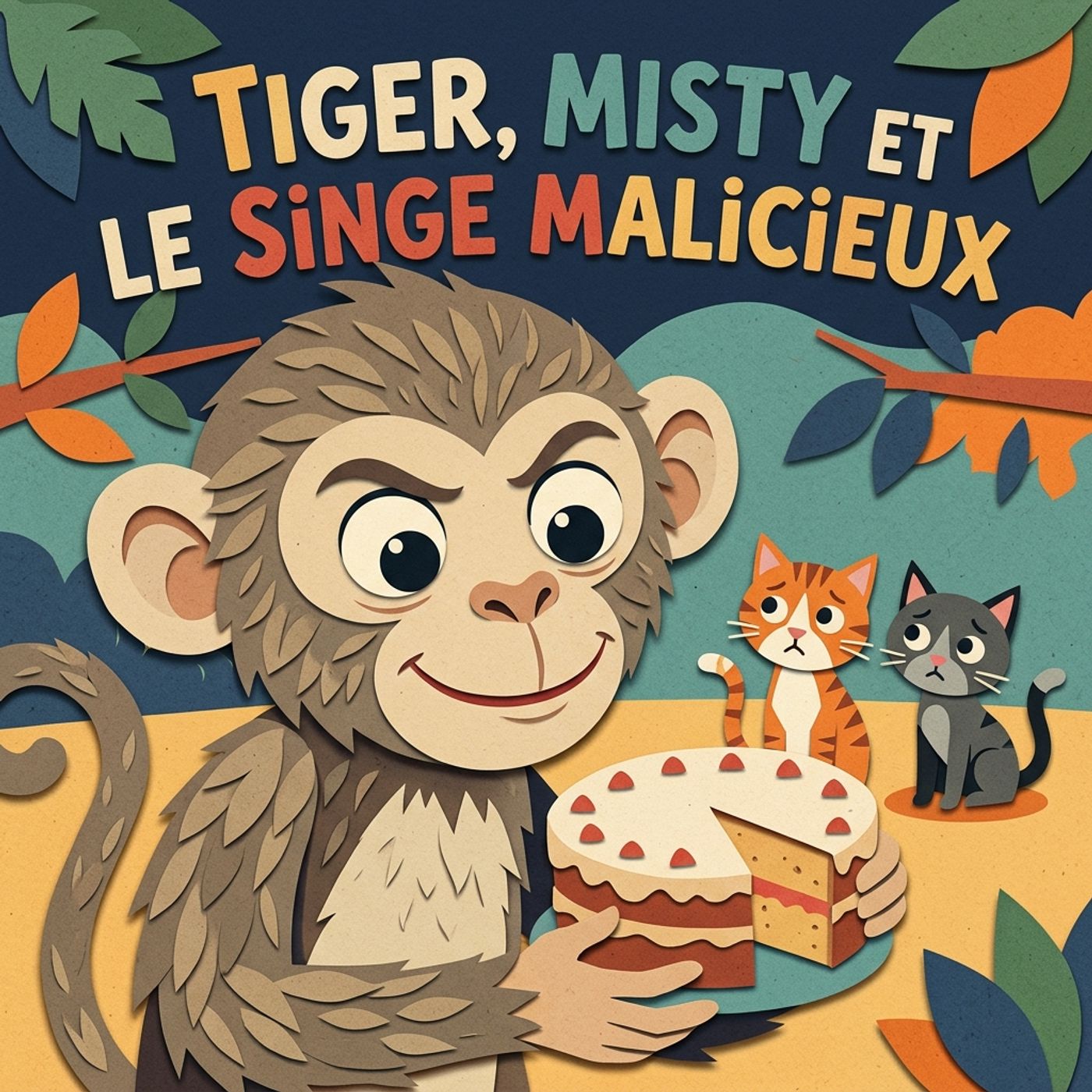 Tiger et Misty : L'Incroyable Mystère du Gâteau Perdu ｜【Fable d'Ésope】