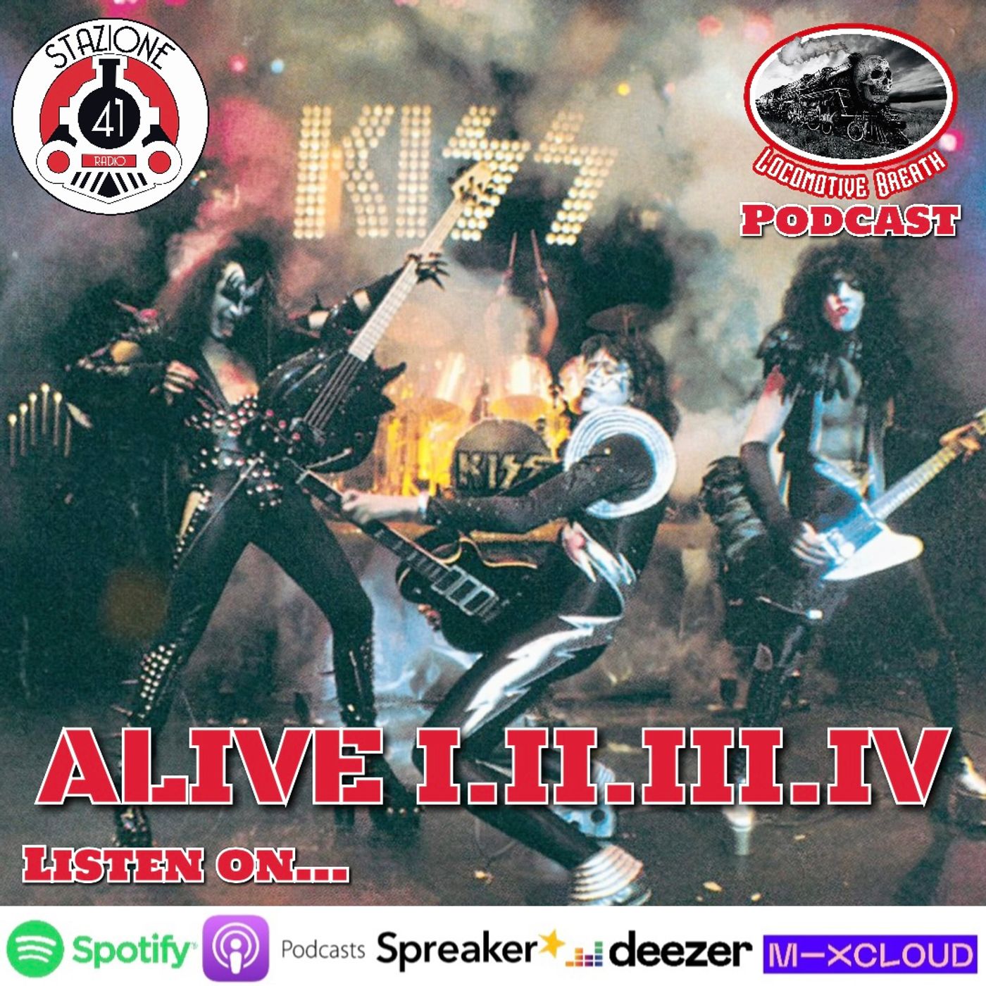 KISS ALIVE I.II.III.IV episode artwork