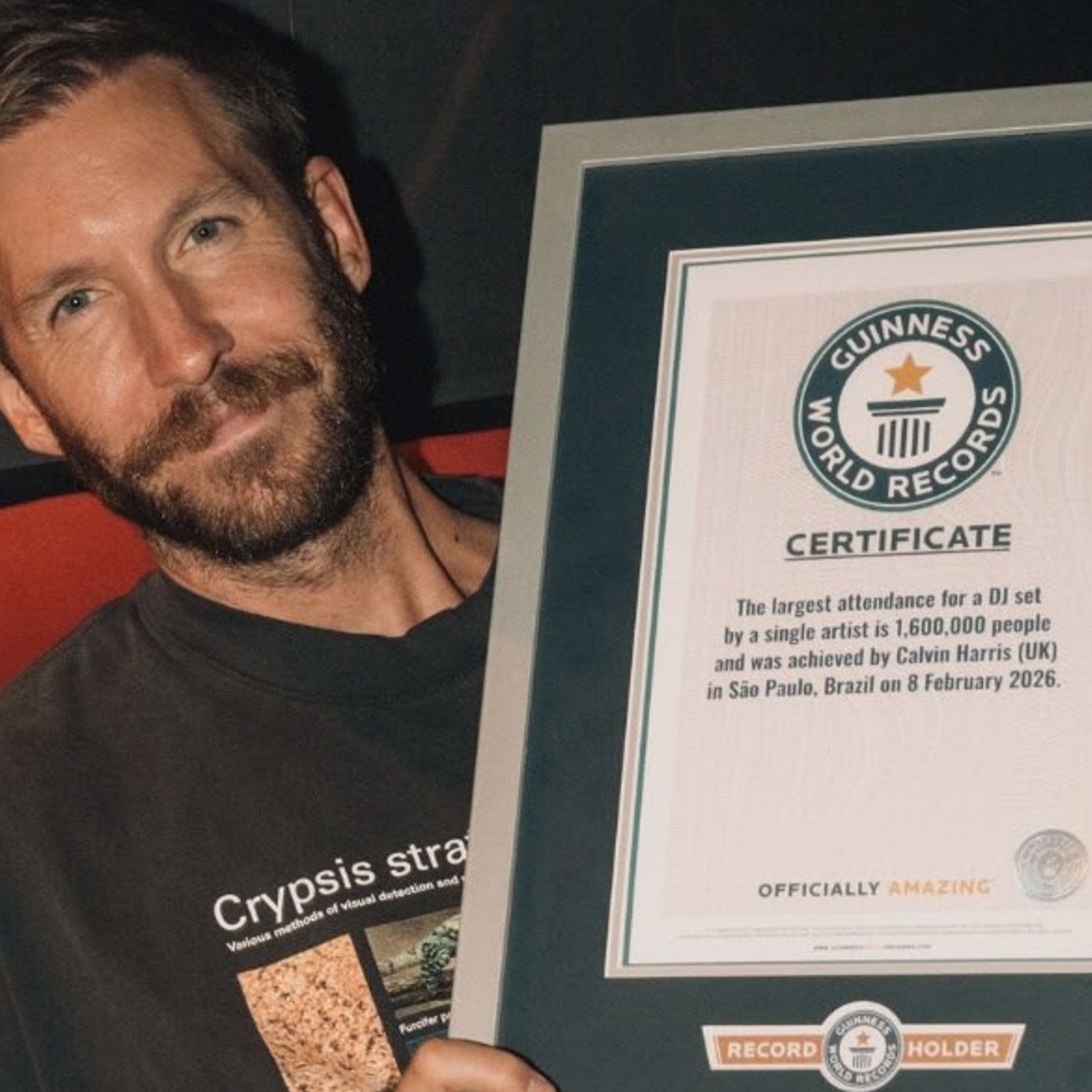 Calvin Harris Spins His Way Into Guinness World Records
