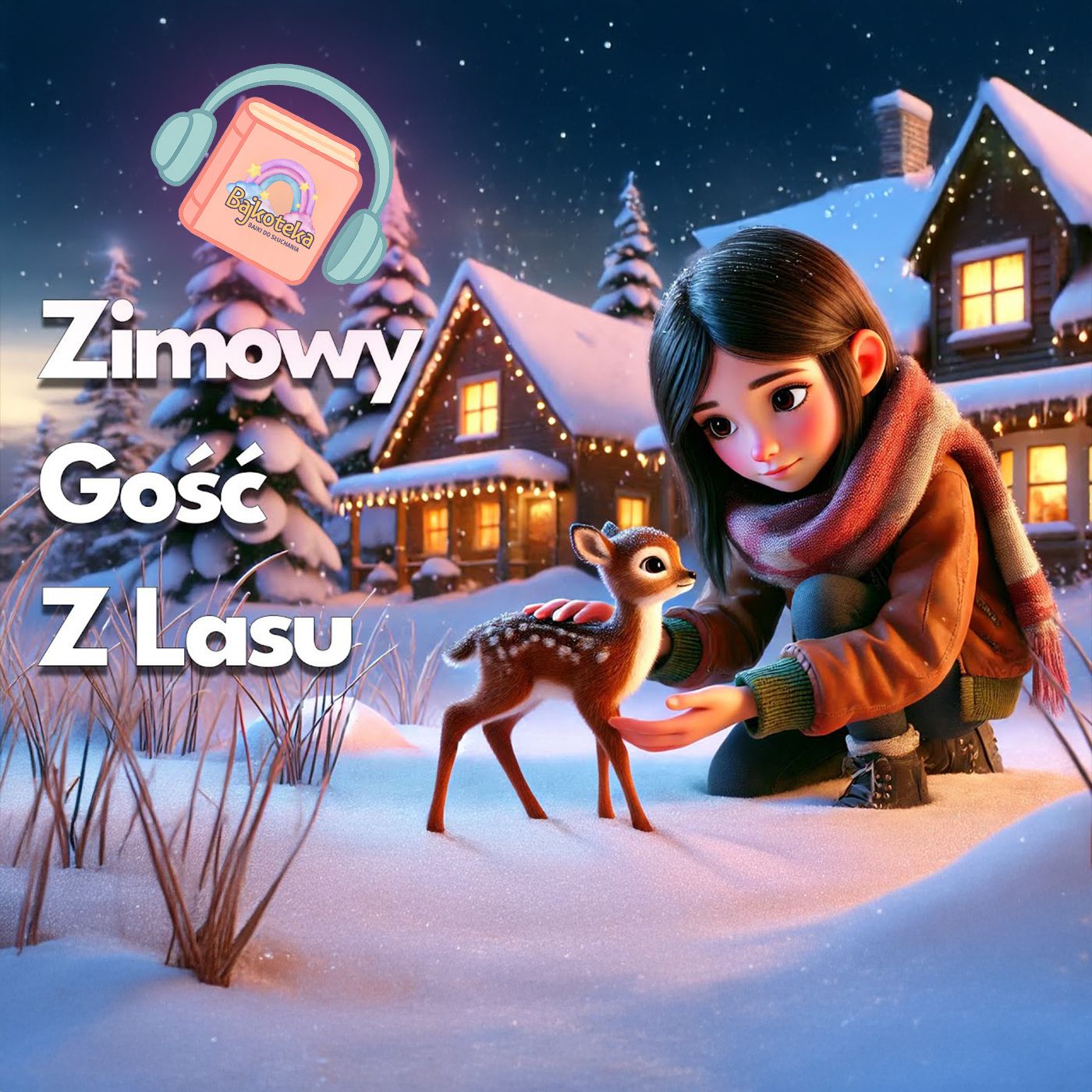 🦌Zimowy Gość z Lasu – bajka do słuchania dla dzieci o empatii❄️ #bajkaedukacyjna #audiobook #dzieci