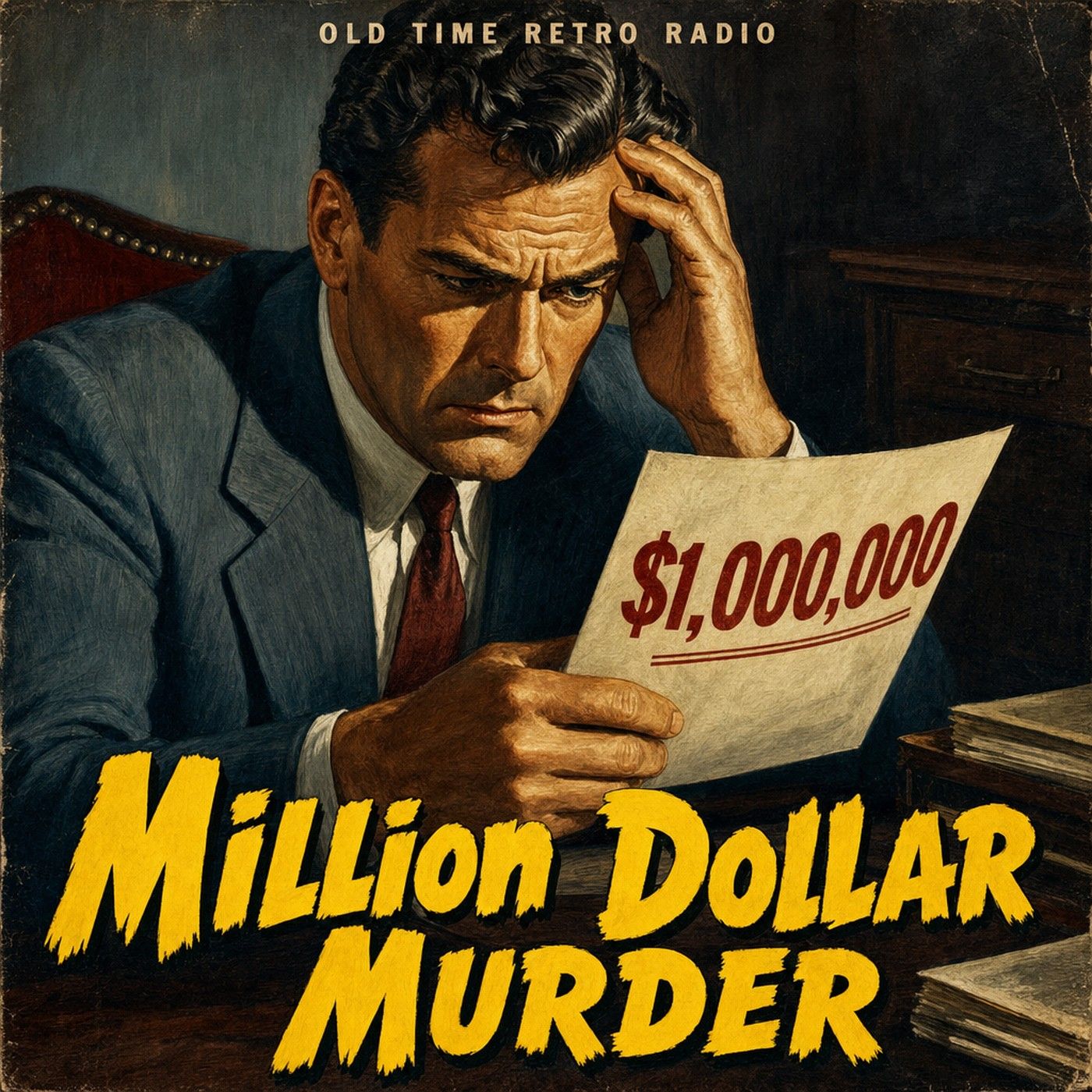 CBS Radio Mystery Theater - "Million Dollar Murder" (Old Time Radio, 1975) episode artwork