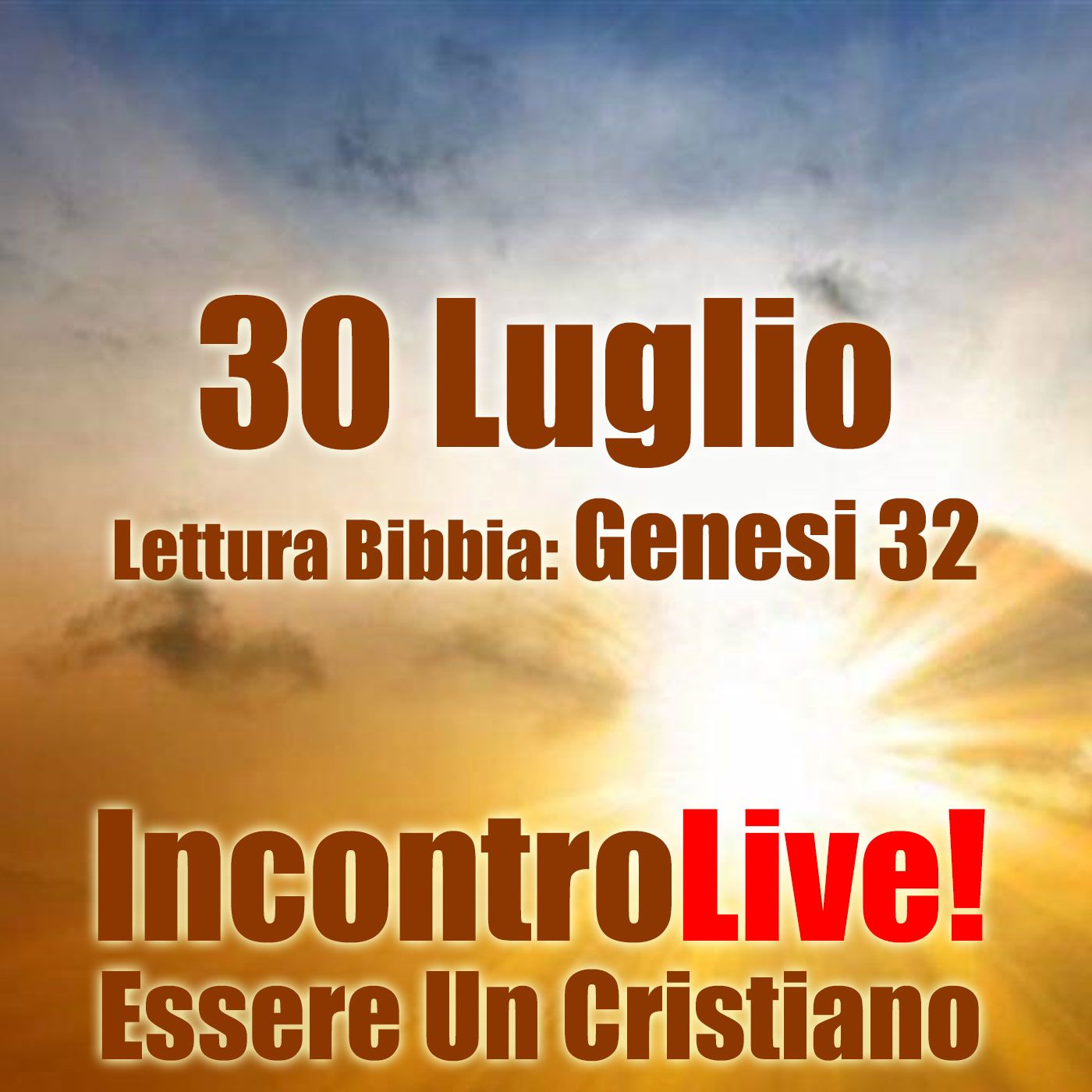 Incontro Live! Essere Un Cristiano