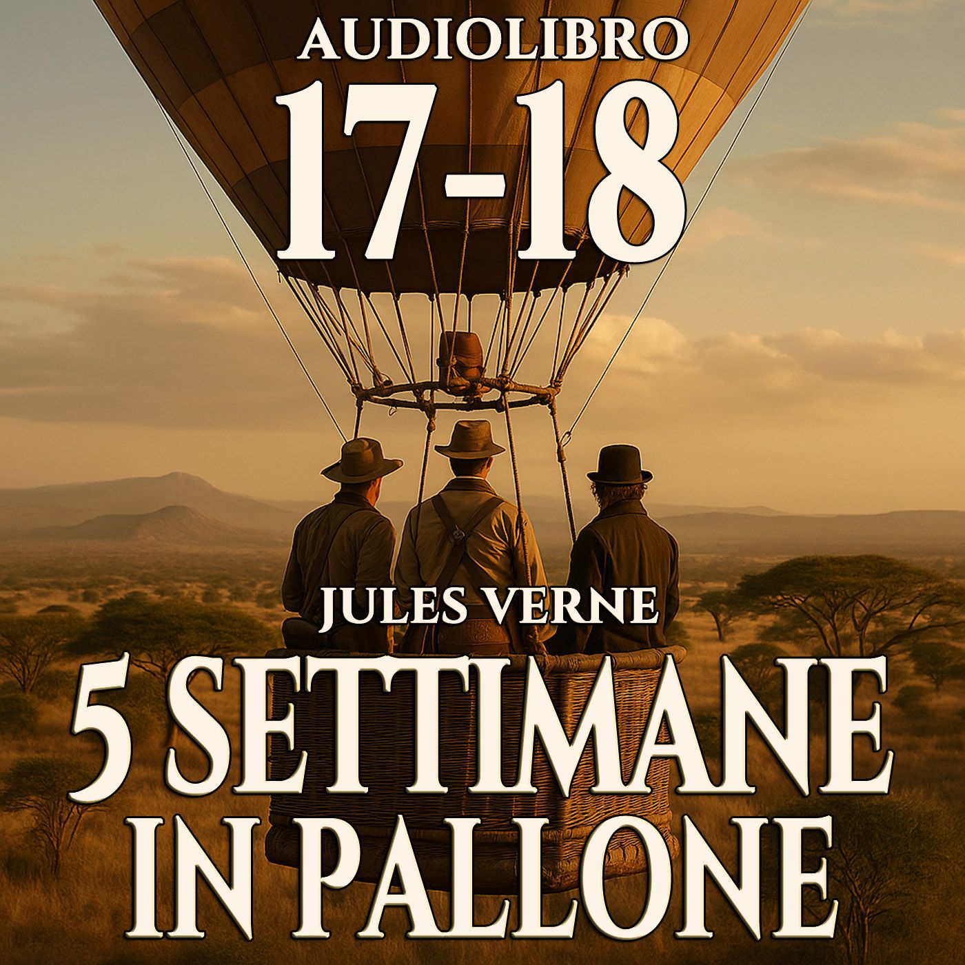 Audiolibro 5 Settimane in Pallone - Capitolo 17-18 - Jules Verne episode artwork