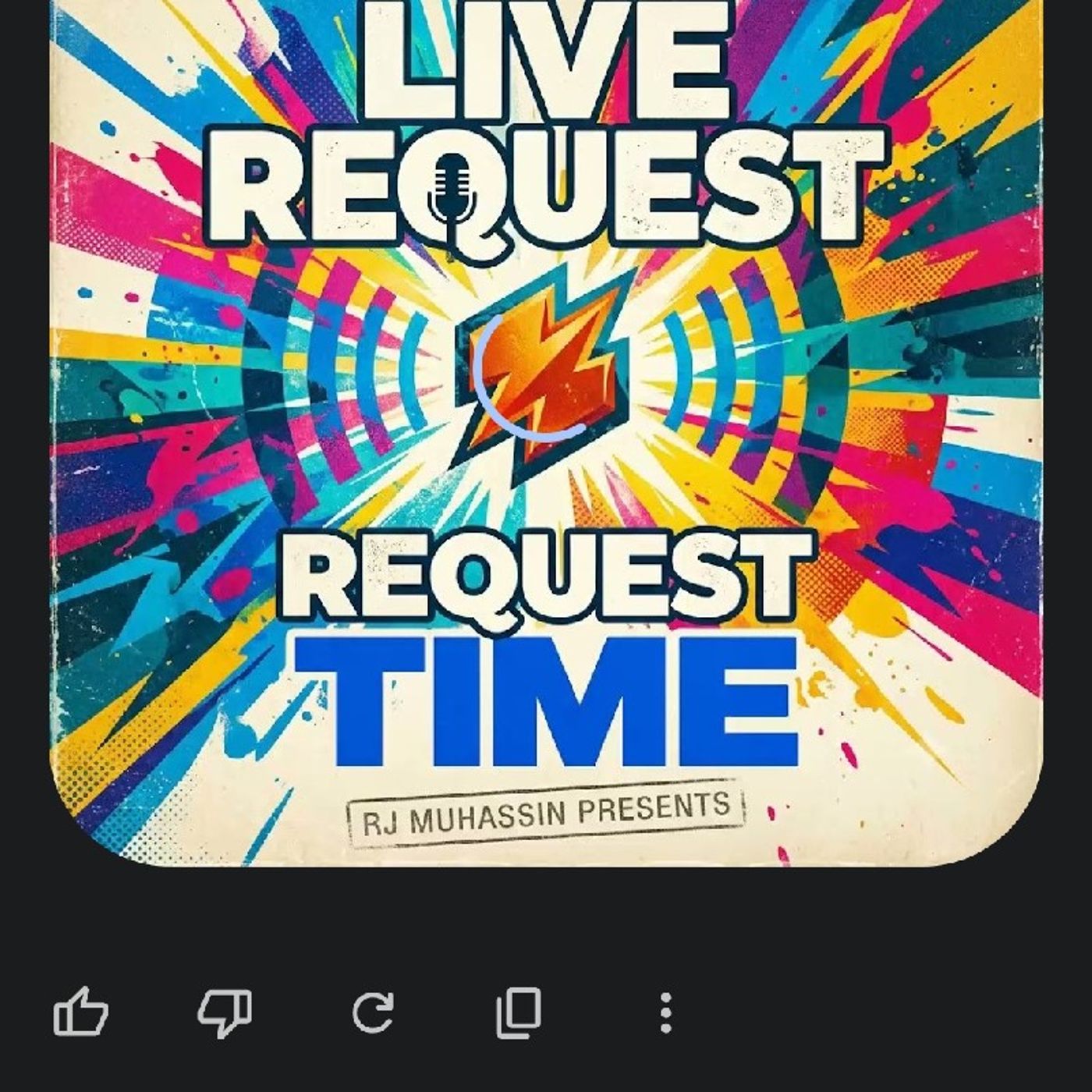 Live request Time show episode artwork