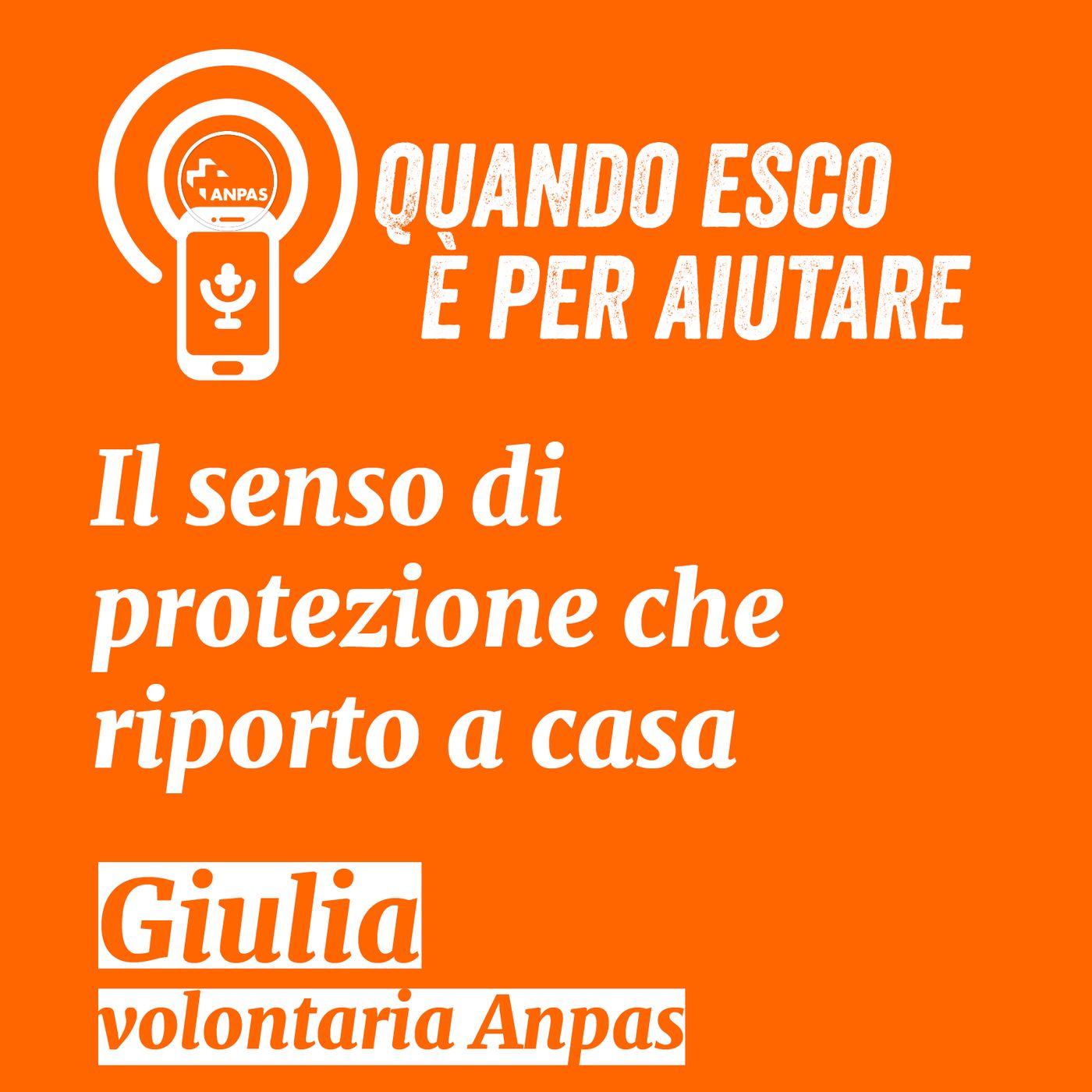 Quando esco è per aiutare
