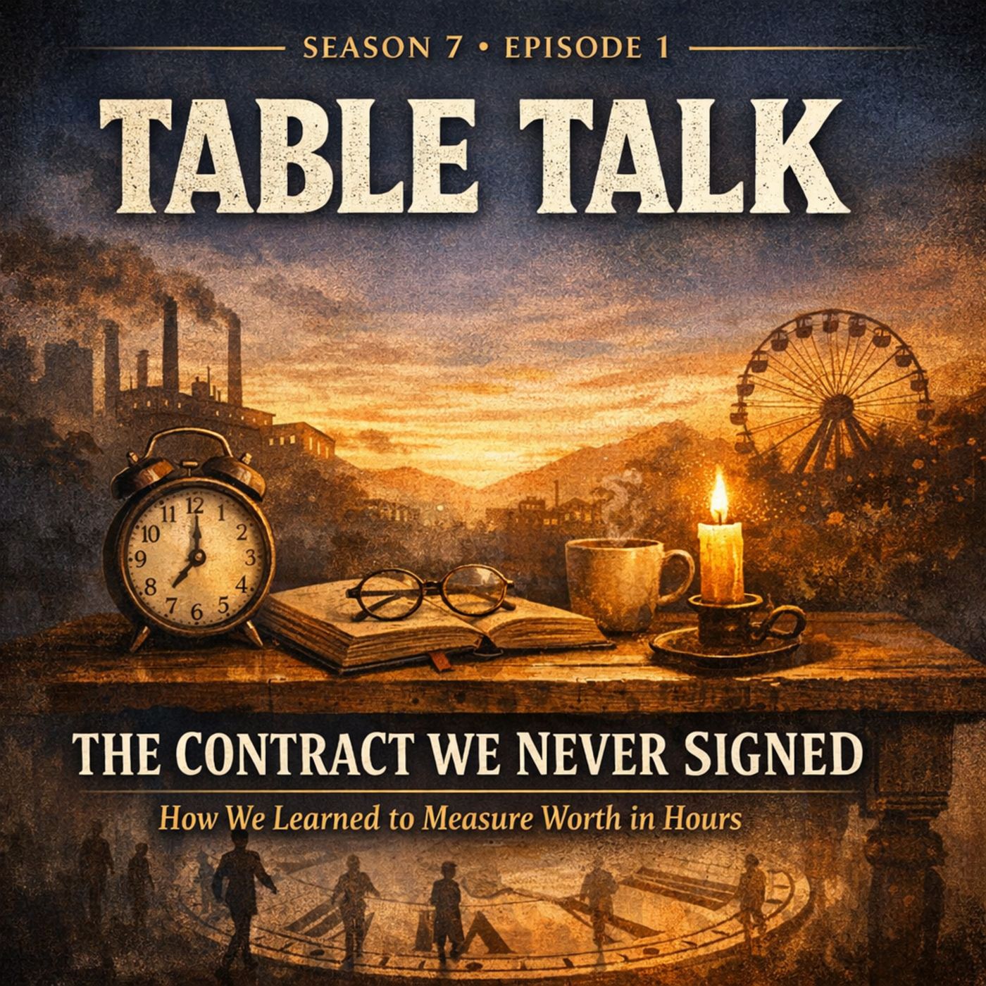 Table Talk S7E1: How We Learned to Measure Worth in Hours + Series Opening: The Contract We Never Signed | How We Learned to Measure Worth i episode artwork