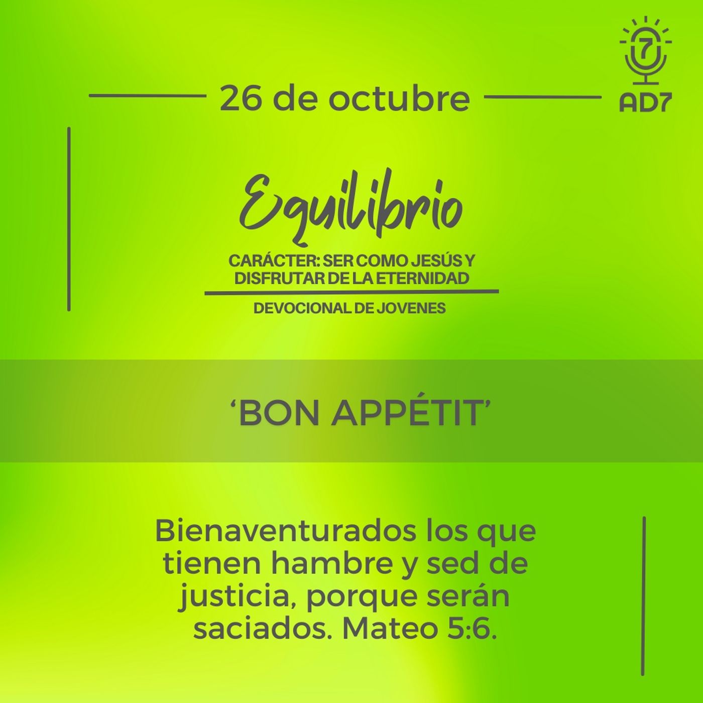 AD7 Devocional - Diferente / Inverso