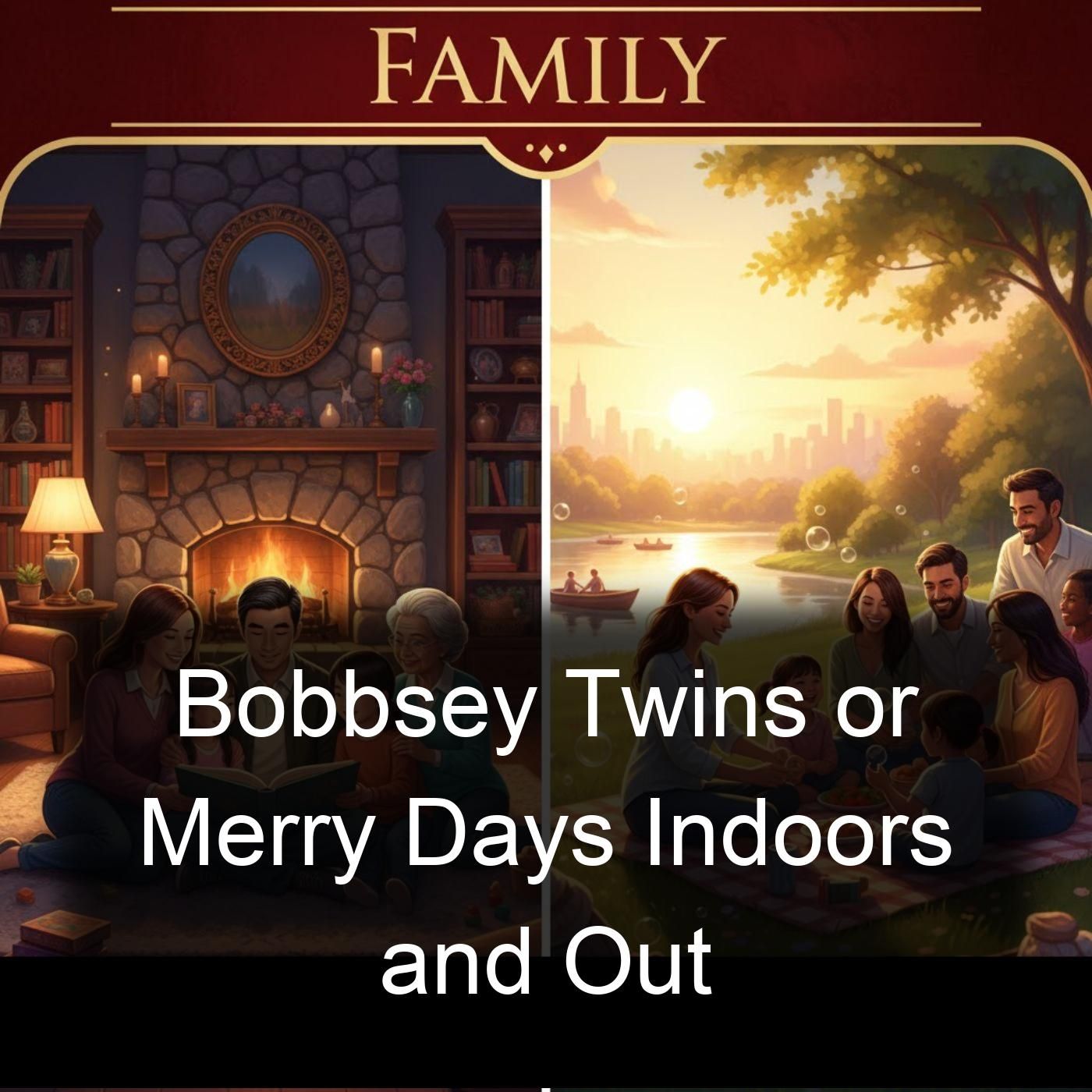 Bobbsey Twins or Merry Days Indoors and Out cover art
