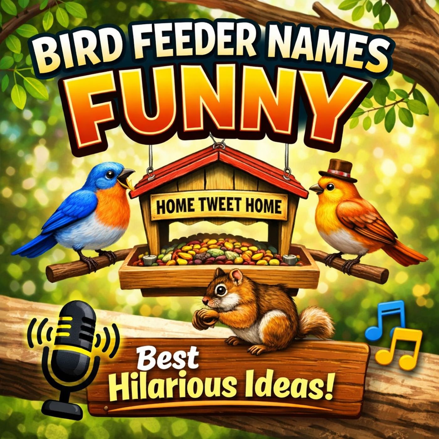 Bird Feeder Names Funny (Best Hilarious)