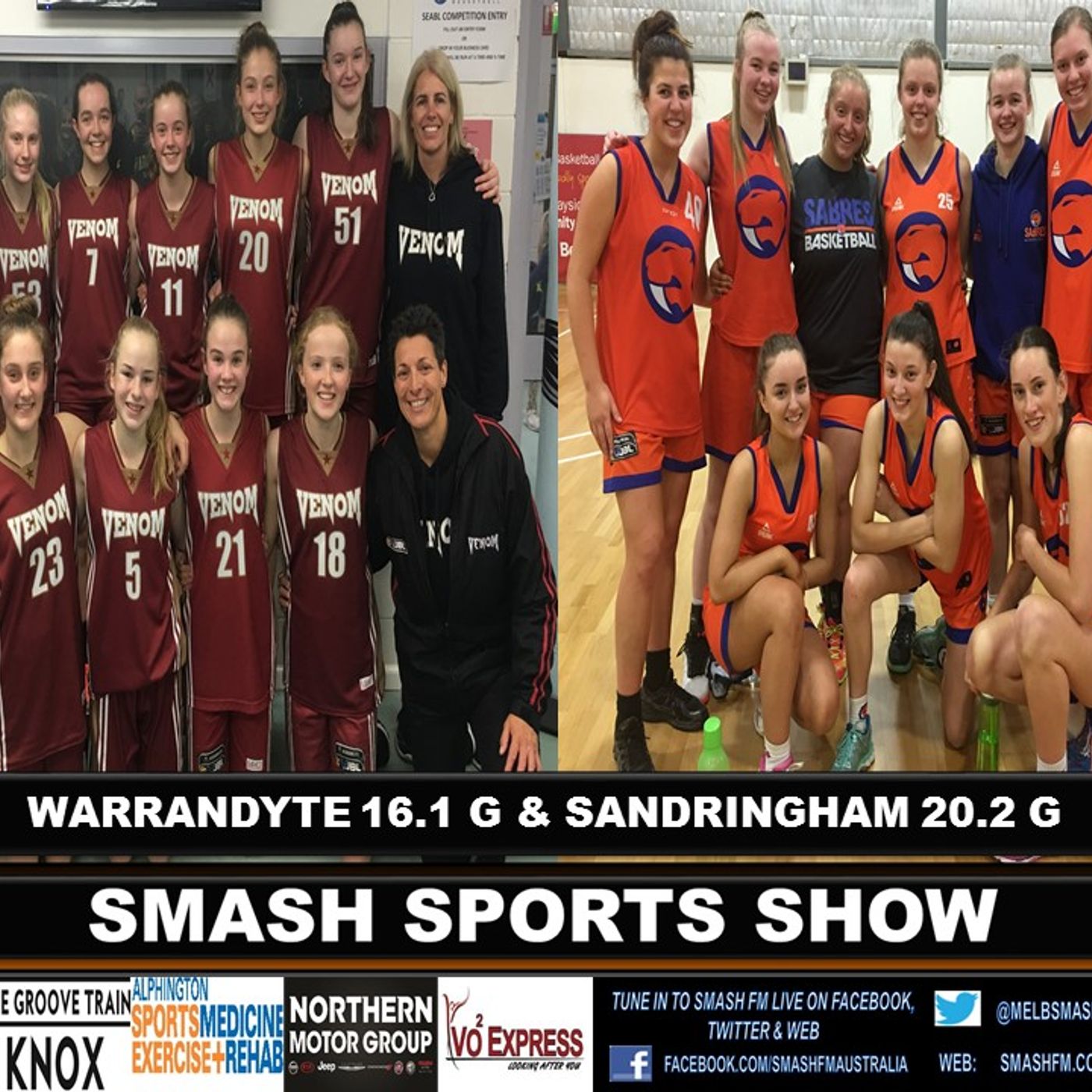 SSS: GIRLS GOT GAME - WARRANDYTE U16.1 & SANDRINGHAM U20.2 GIRLS BBALL 280717 episode artwork