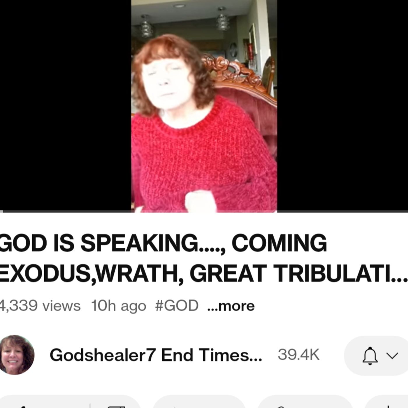 GOD IS SPEAKING...., COMING EXODUS episode artwork