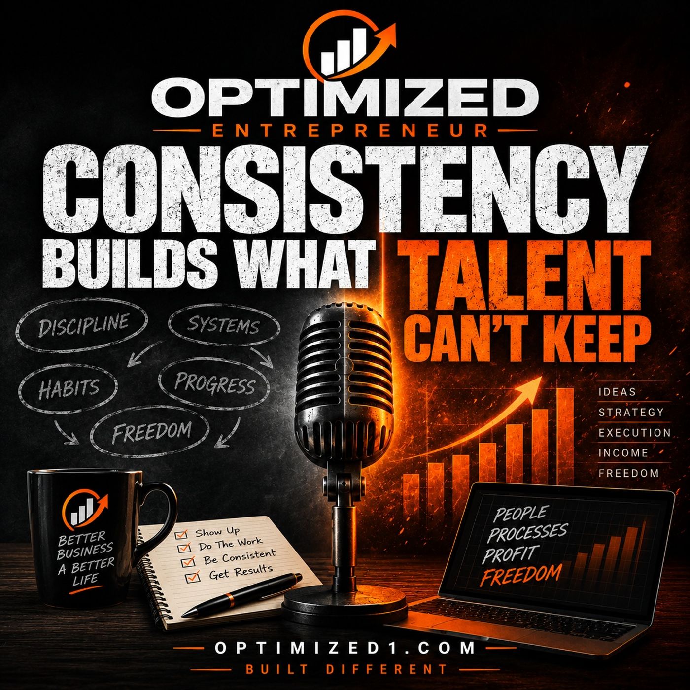OPTIMIZED ENTREPRENEUR EPISODE 201 THE MONOTONY OF SCALE WHY CONSISTENCY BUILDS WHAT TALENT CANNOT KEEP