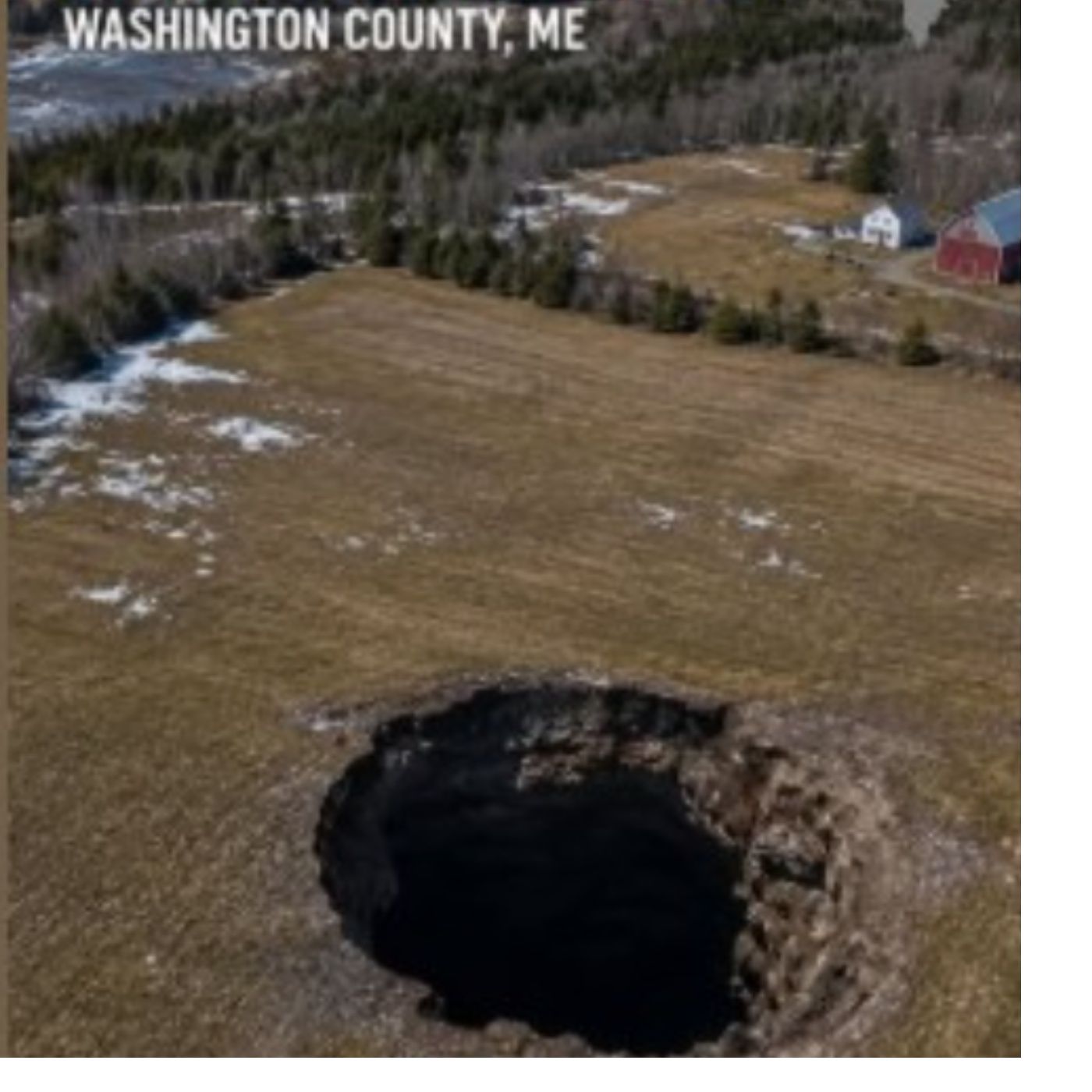 Is There a Giant Hole in Maine???