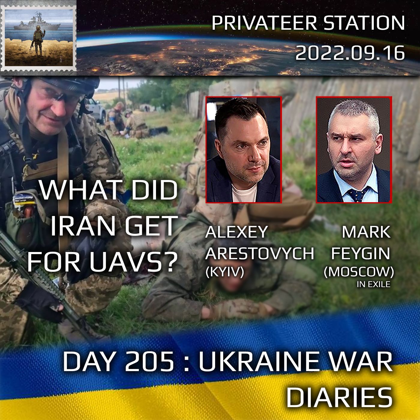 cover of episode War Day 205: Ukraine War Chronicles with Alexey Arestovych & Mark Feygin