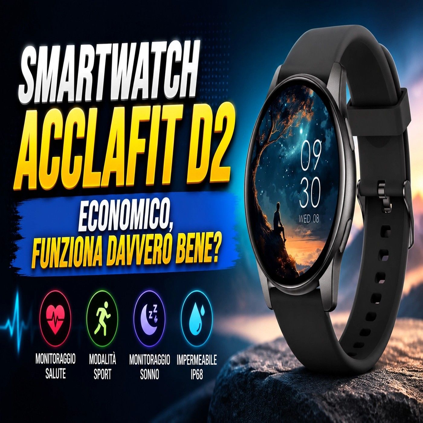 Smartwatch AcclaFit D2, il modello rotondo che nessuno nota episode artwork