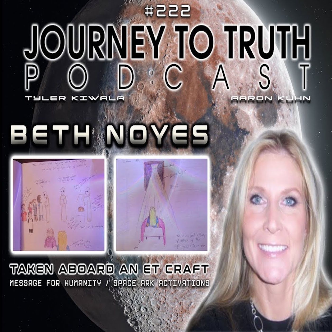EP 222 - Beth Noyes - Taken Aboard an ET Craft - Message For Humanity - Space Ark Activations