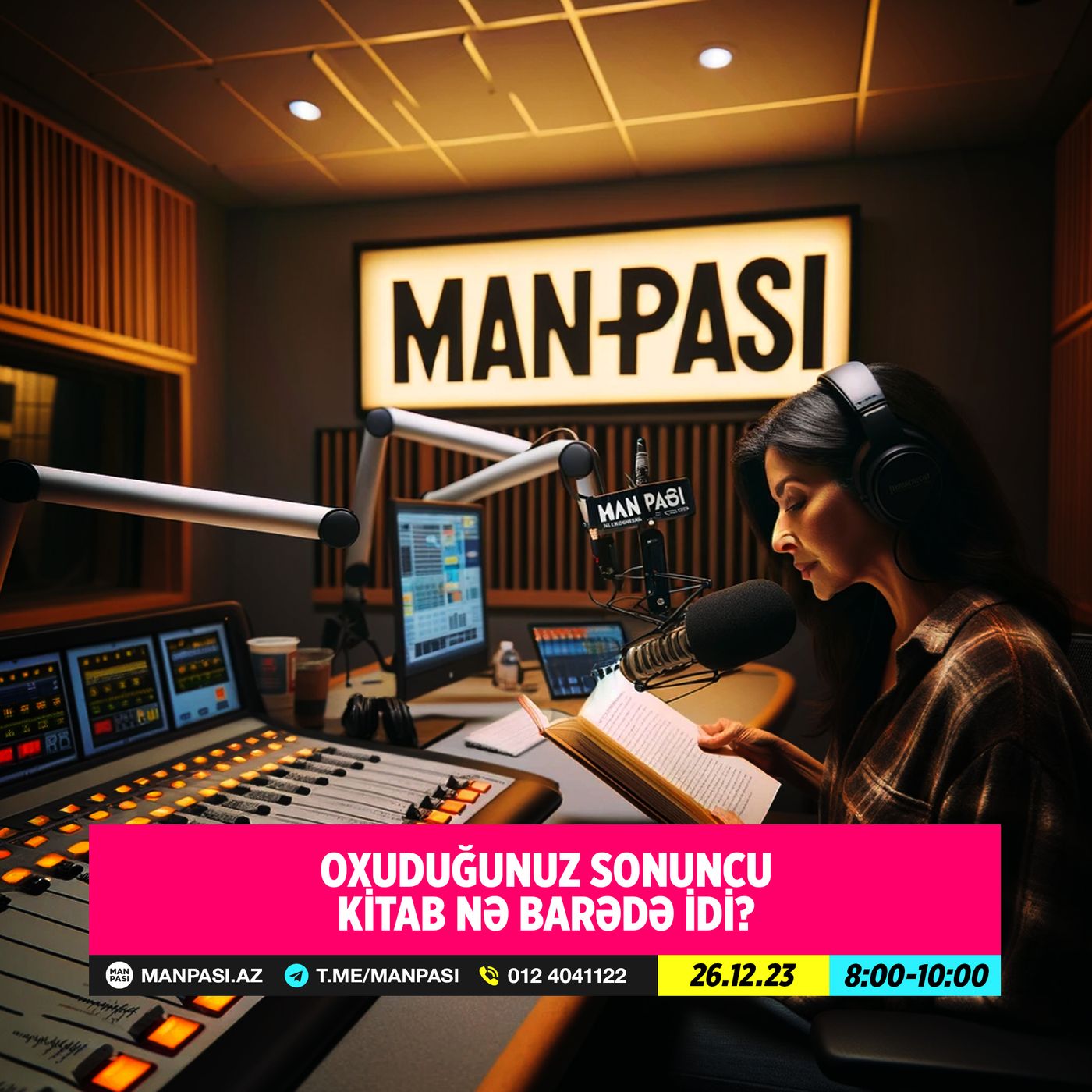 Oxuduğunuz sonuncu kitab nə barədə idi? 26.12.2023