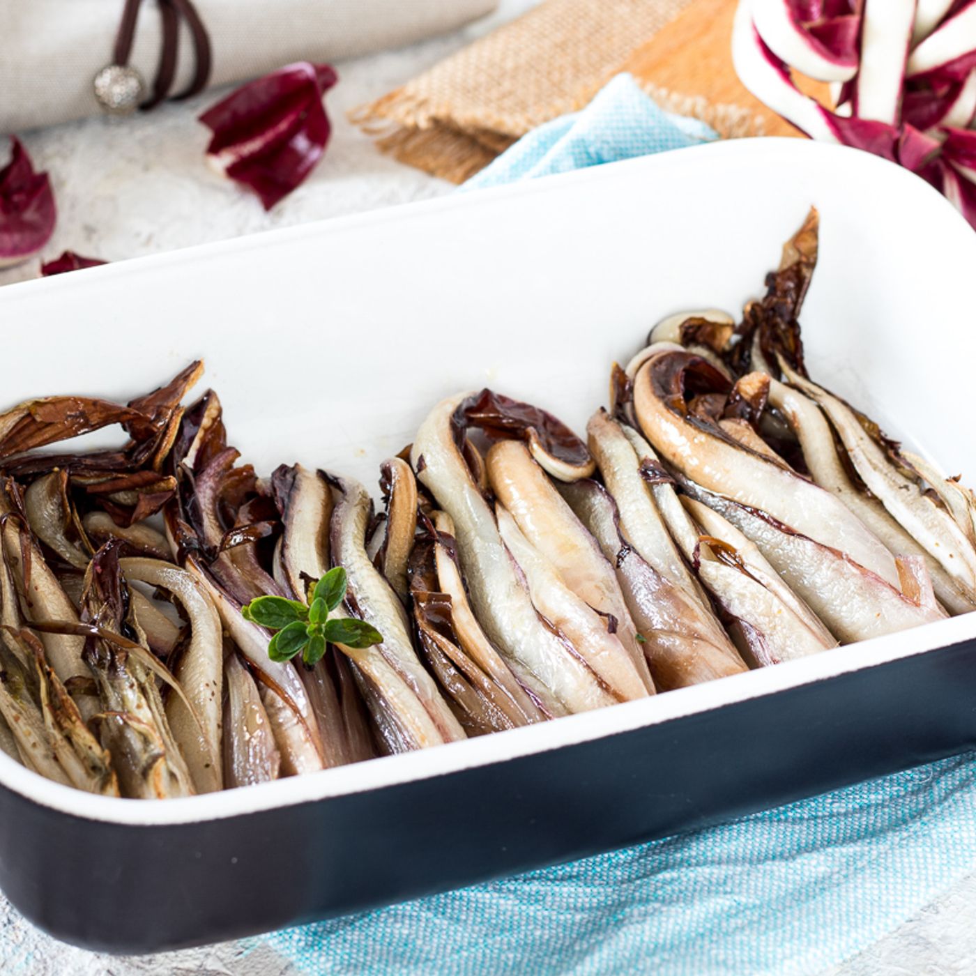 RADICCHIO AL FORNO facile e leggero