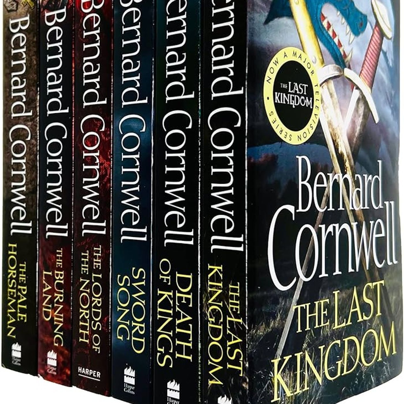 The Last Kingdom Warrior Chronicles Saxon Tales Series 1-6 Books Collection Set by Bernard Cornwell