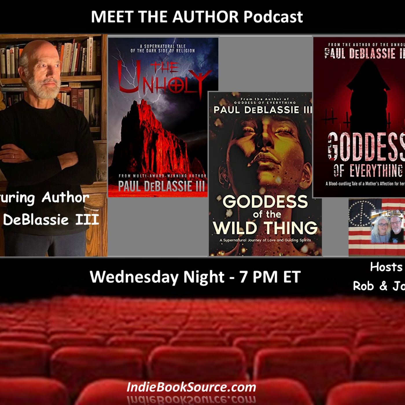 MEET THE AUTHOR Podcast: LIVE - Episode 111 - PAUL DEBLASSIE