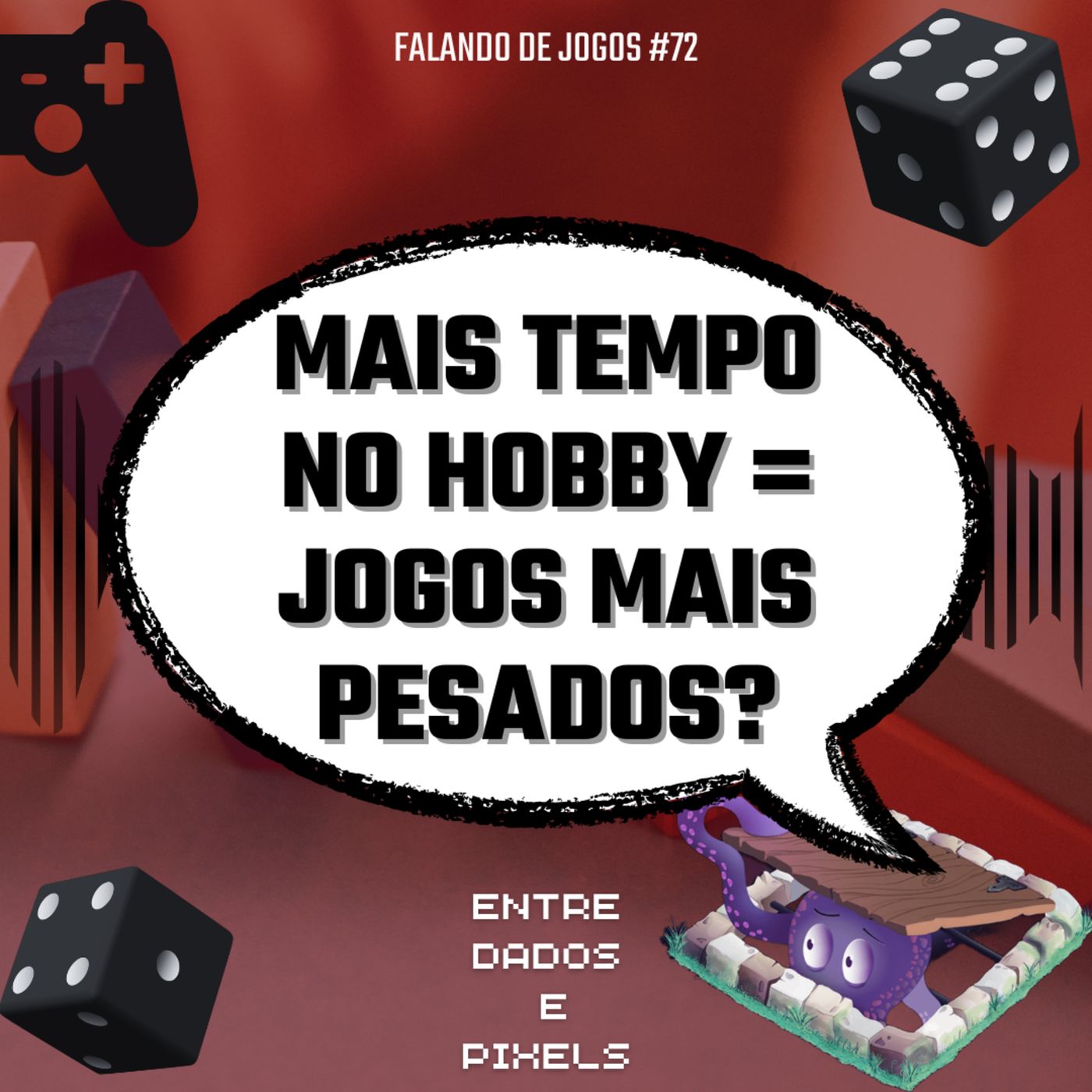 EP 84 - Mais tempo no bobby = Jogos mais pesados? - Falando de Jogos #72 (feat. Porão BG) episode artwork