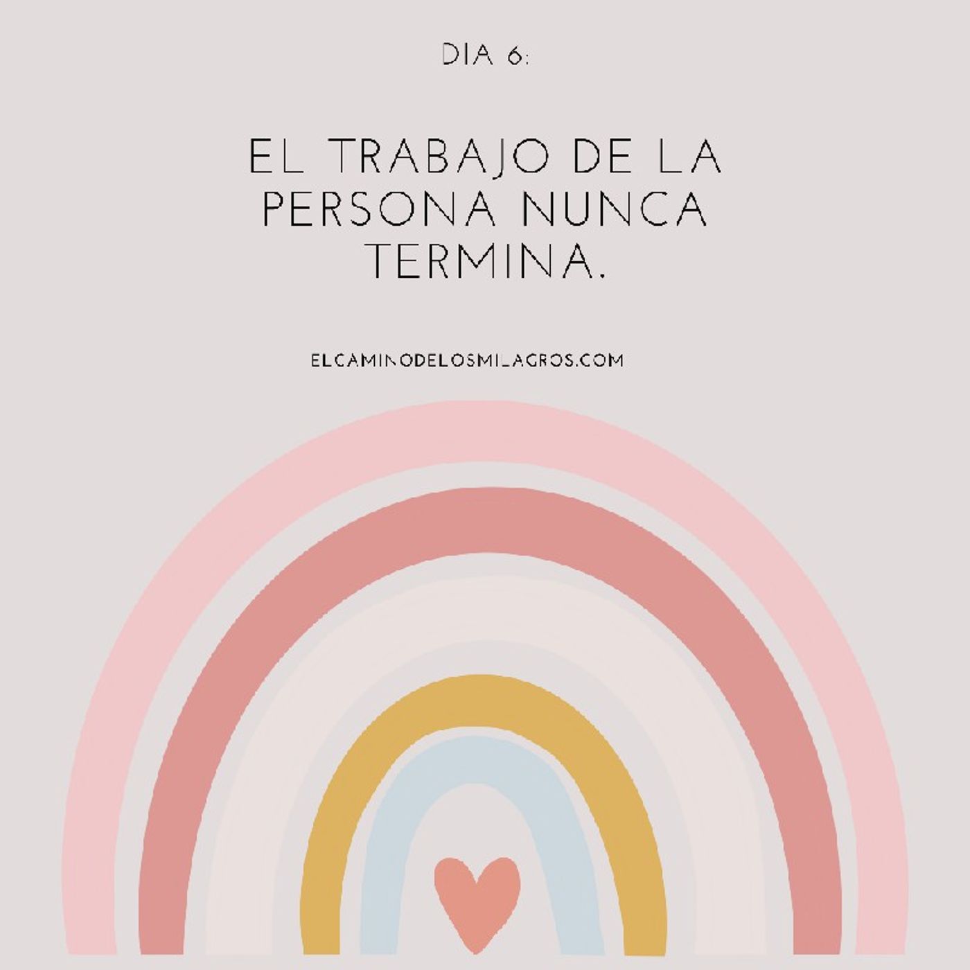 Cada día, un milagro.