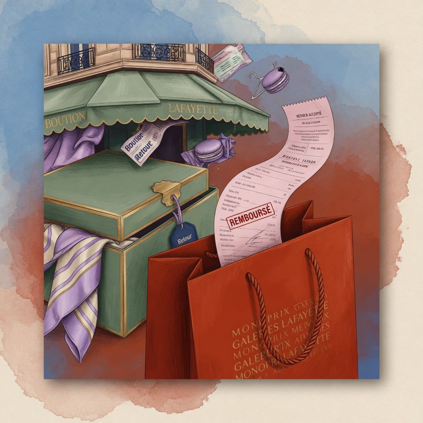 French Shopping and Returns French