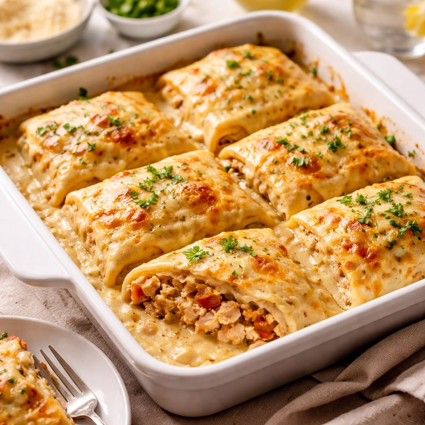 Gourmet Chicken Kudu Crepe Bake with Bechamel Sauce episode artwork