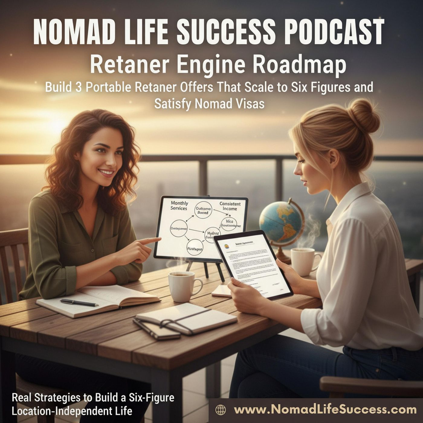 Retainer Engine Roadmap: Build 3 Portable Retainer Offers That Scale to Six Figures and Satisfy Nomad Visas