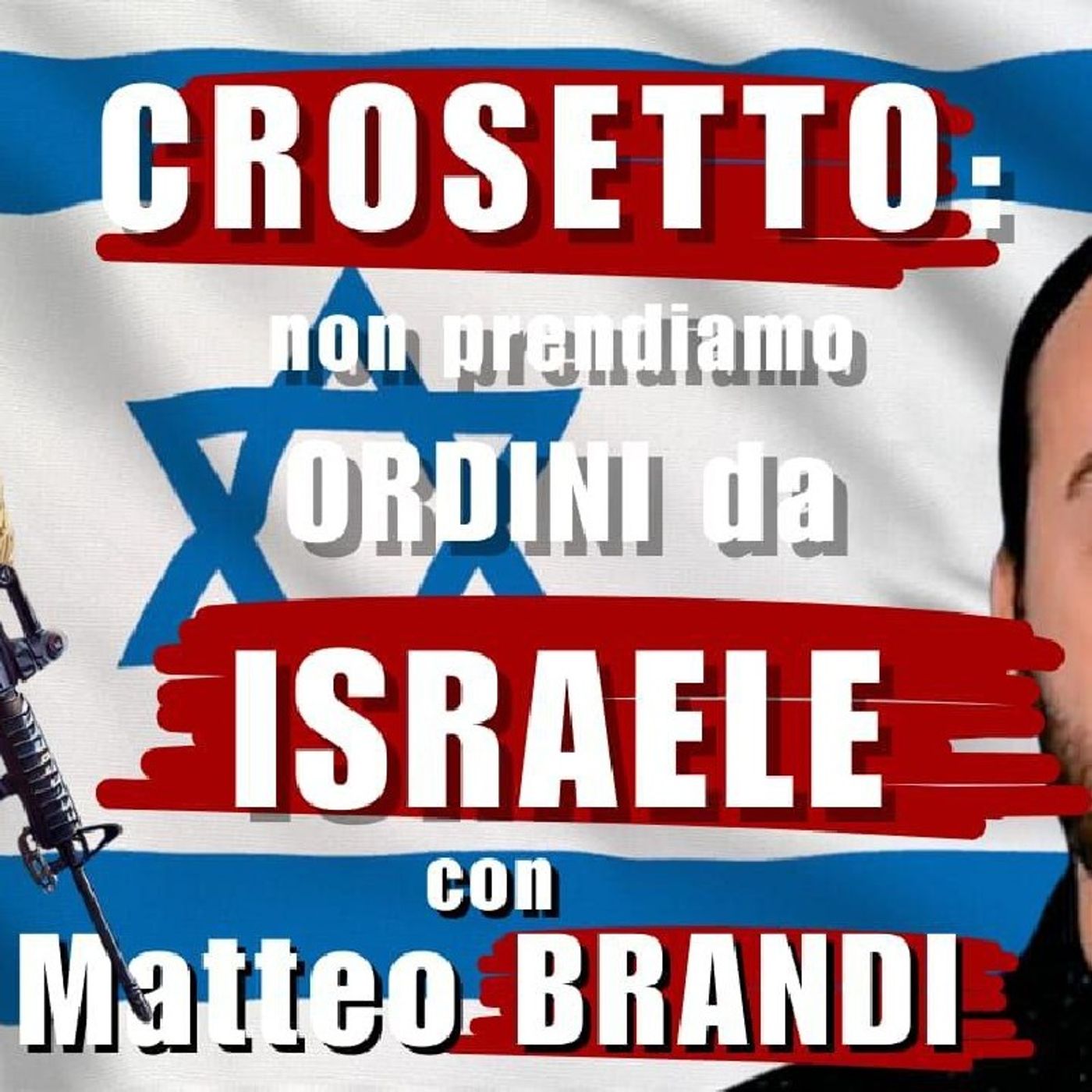 CROSETTO: non prendiamo ORDINI da ISRAELE | Il Punt🔴 di Vista di Matteo BRANDI