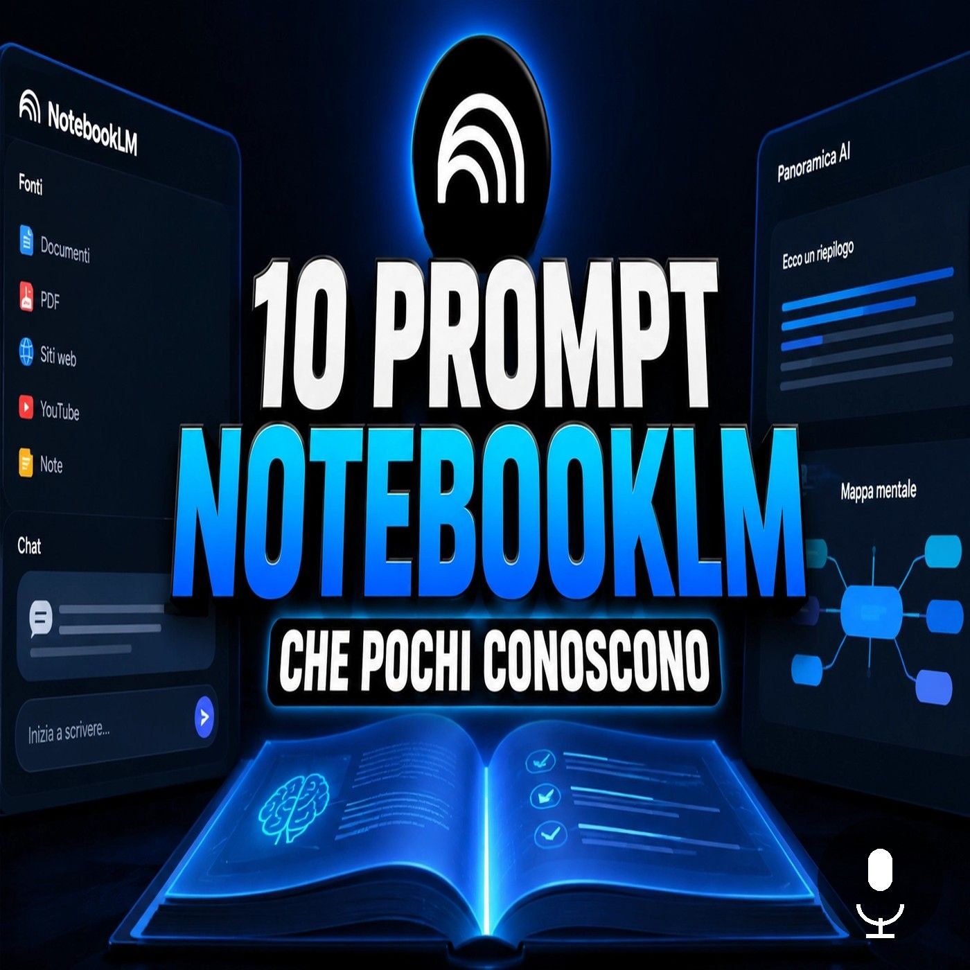 10 prompt NotebookLM per usarlo davvero bene episode artwork