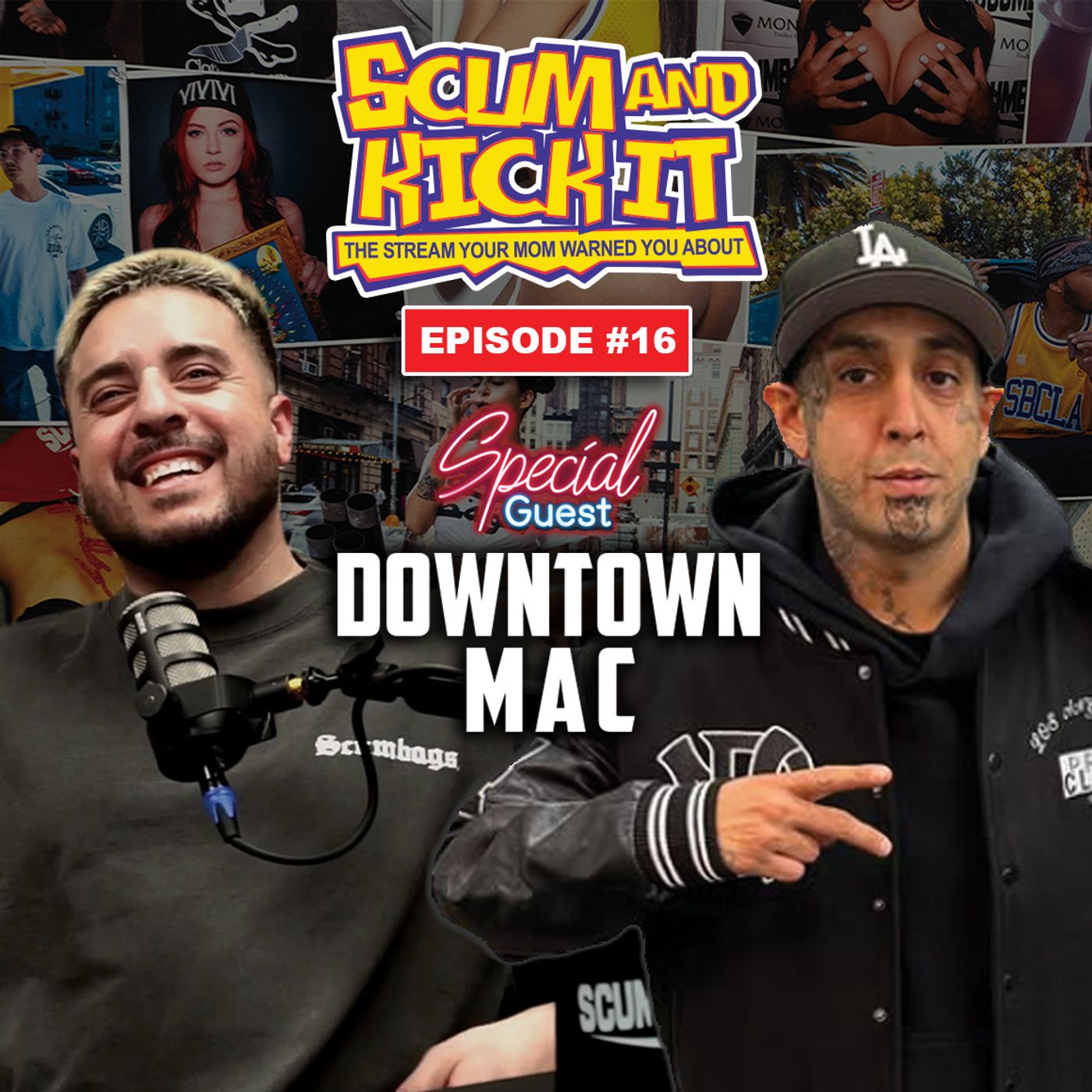 Stream 16 | w/ Downtown Mac, Getting shot by cops, PTSD from growing up in the 90's,  Painting Murals