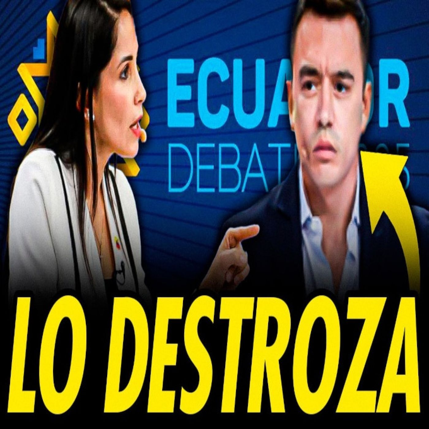 Noboa en crisis: luisa gonzález lo destroza en el debate presidencial episode artwork