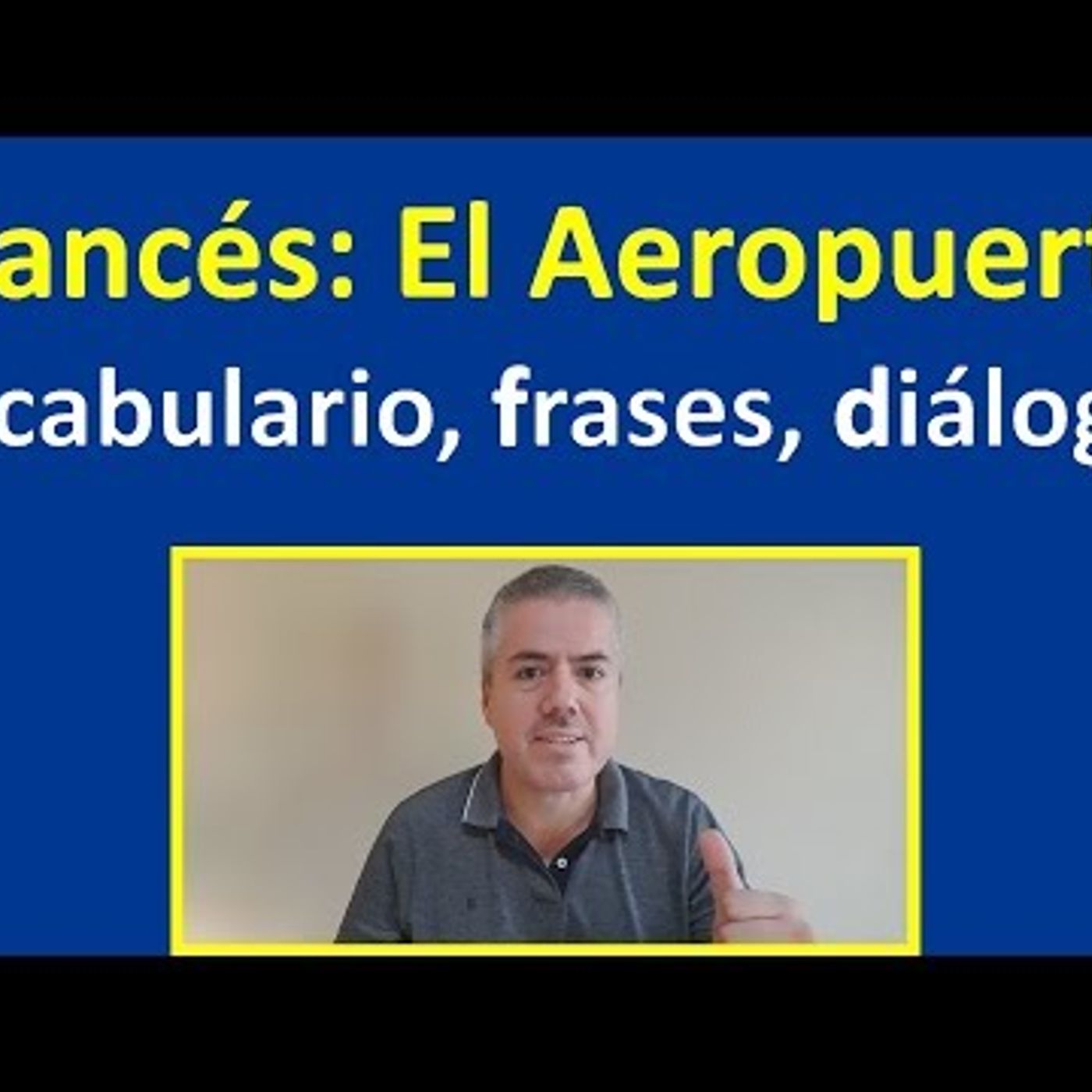 47. El Aeropuerto Vocabulario en francés Diálogos, frases en Francés