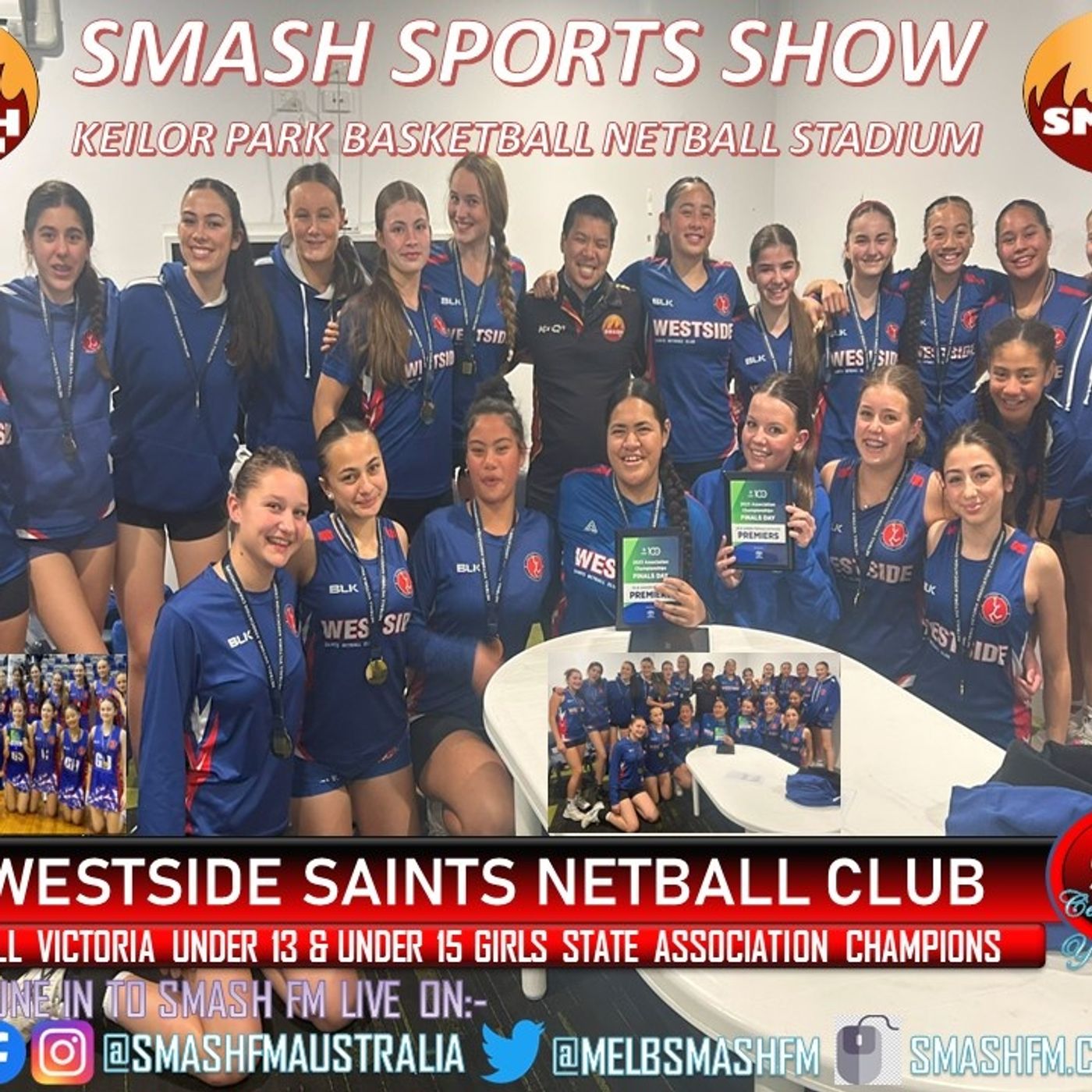 SSS10THYR: Westside Saints Netball U13 & U15 2023 State Association Championships Interviews 070823