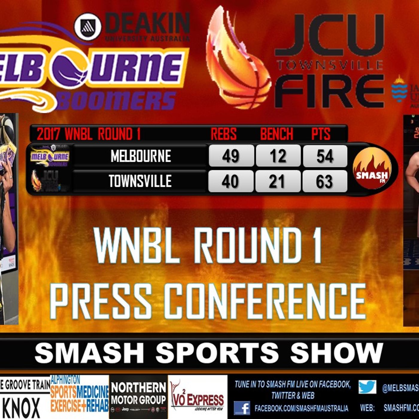 SSS: WNBL RD1 PRESS CONFERENCE INTERVIEWS 071017 episode artwork