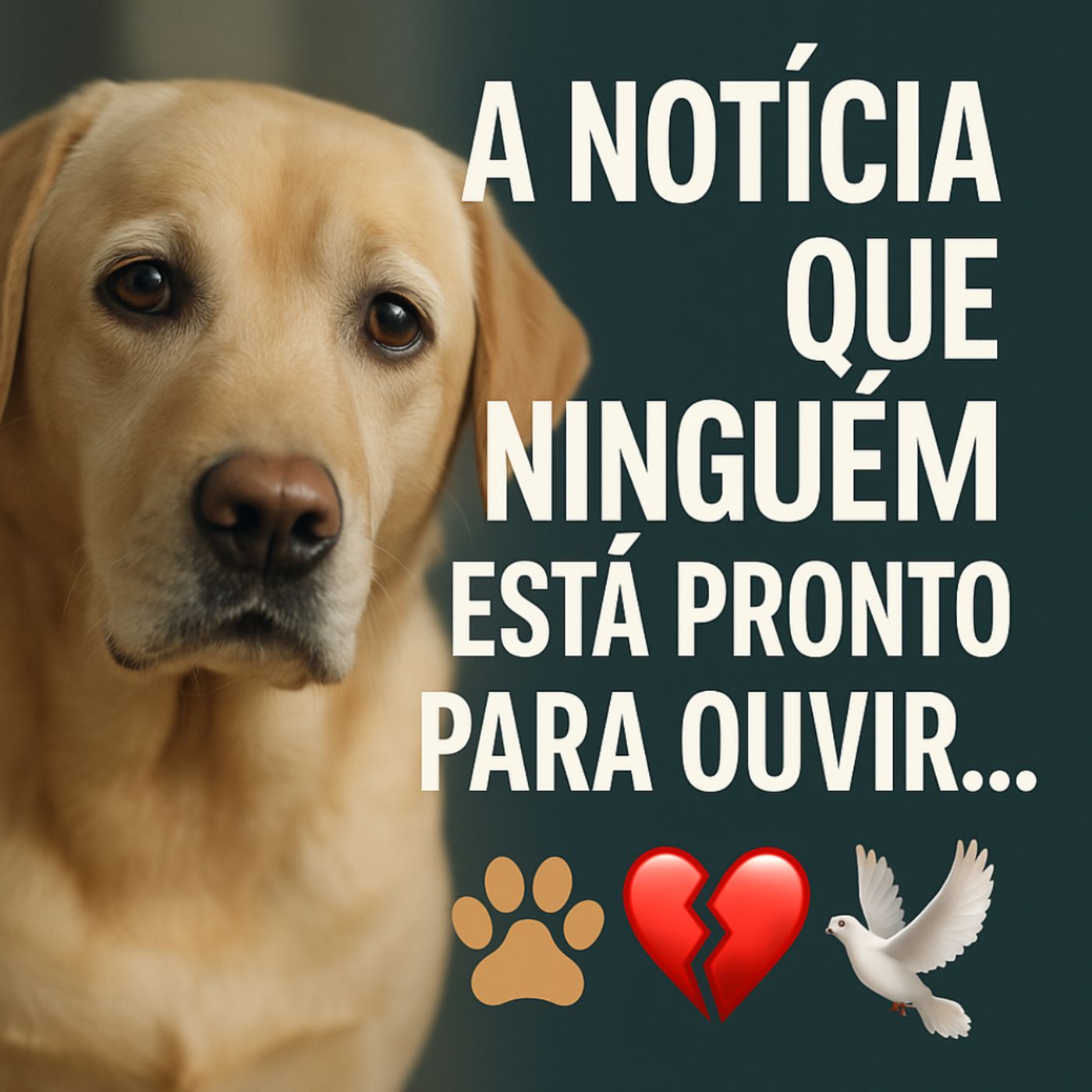 A Notícia que Ninguém Está Pronto para Ouvir… 🐾💔🕊️ - 30 de Março de 2025