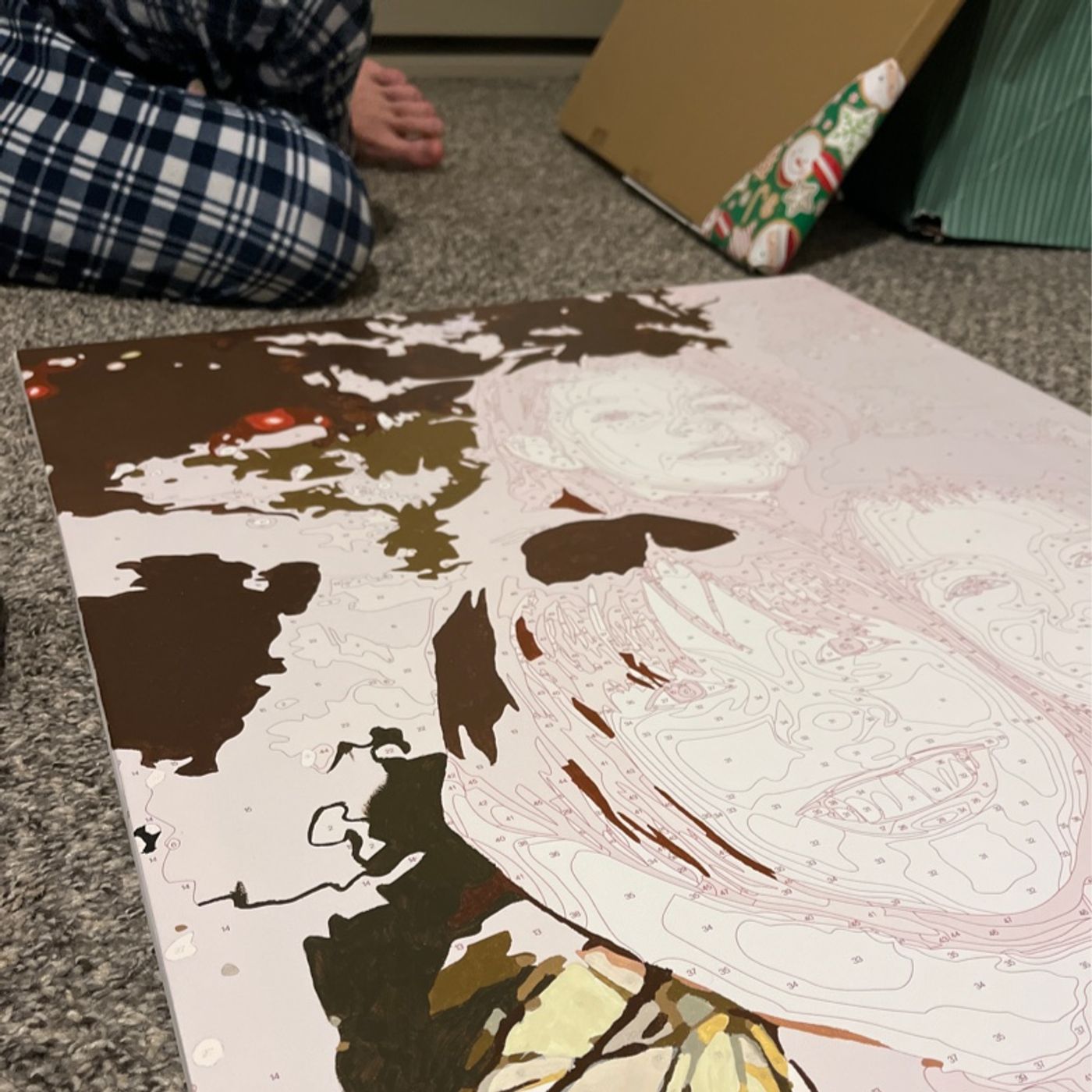 Painting in the ward