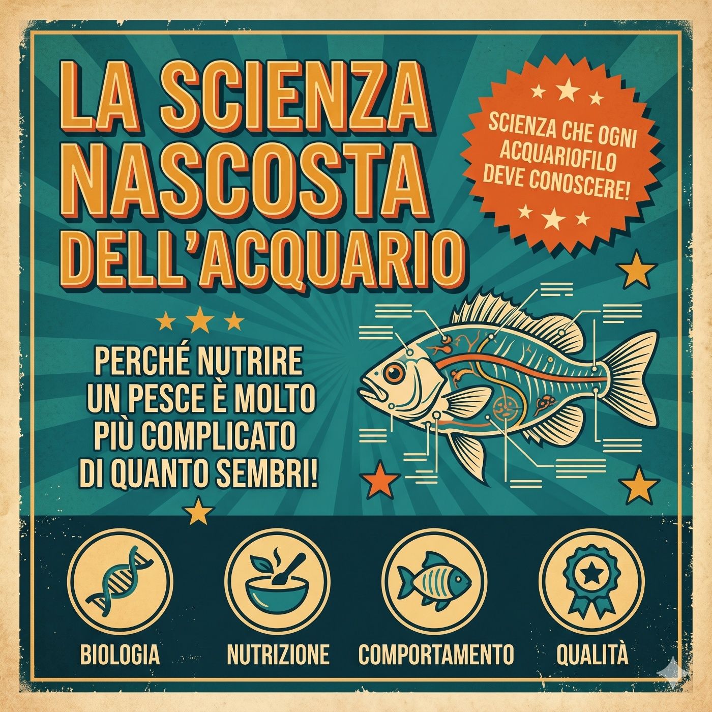 L'Alimentazione dei Pesci d'Acquario Episodio 1 - La Scienza della Nutrizione episode artwork