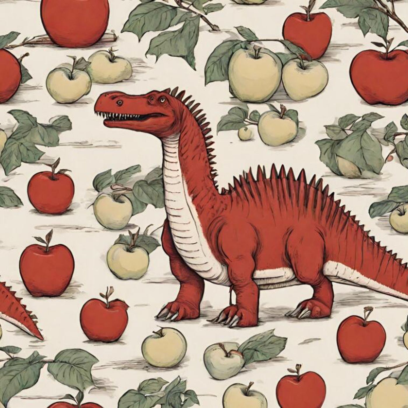 El Espinosaurio y las manzanas
